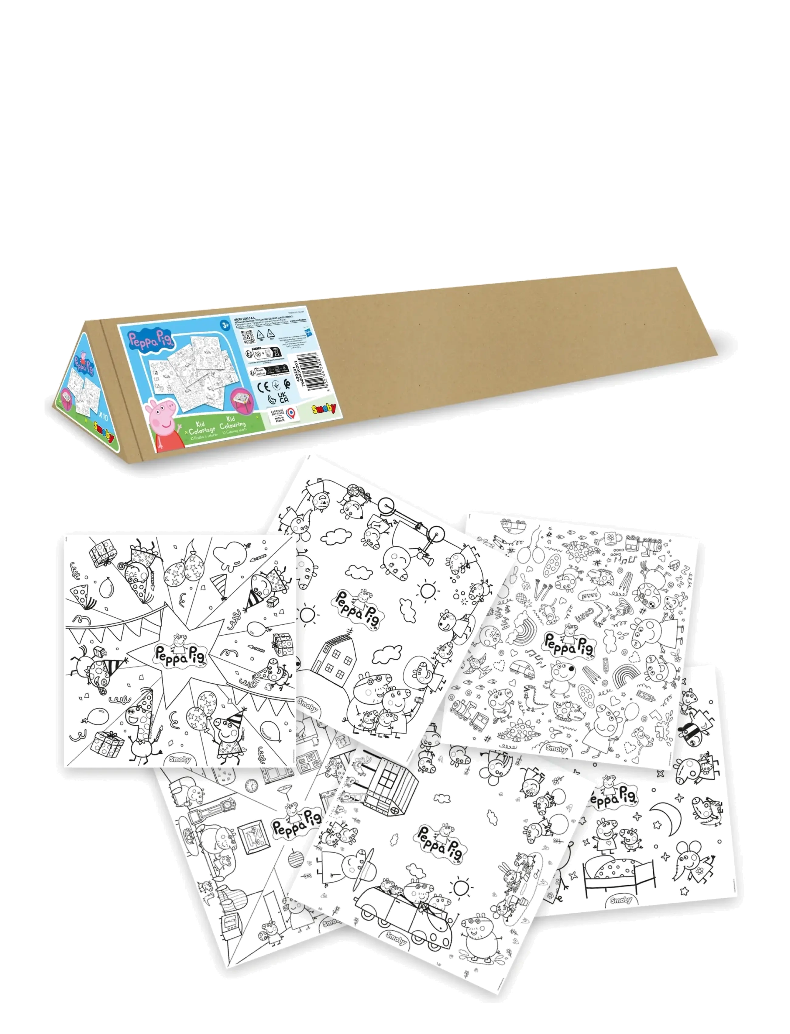 Smoby - Peppa Pig Kid Colouring - mal- & bastelbücher - multi colorued - 2
