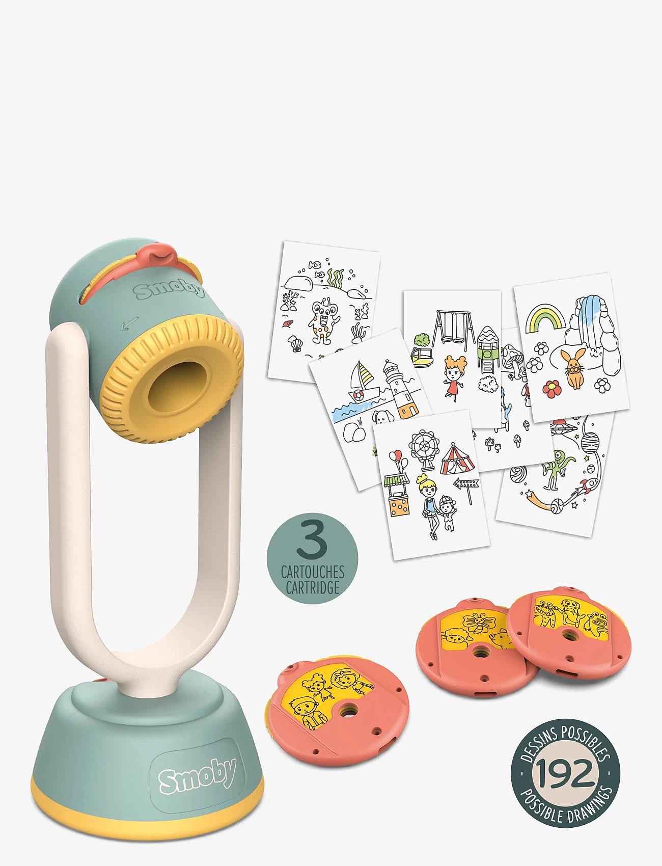 Smoby - Smoby Ritlampa - joonistustahvlid - multicolor - 4