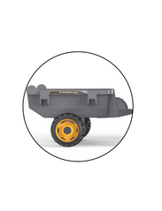 Smoby - Stronger XXL tractor + trailer - legekøretøjer - multicoloured - 4