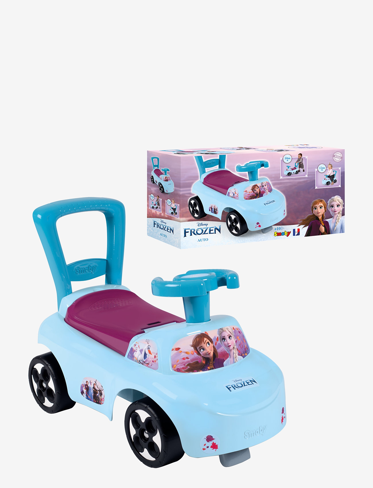 Smoby - Ride-On car Frozen - laveste priser - blue - 1