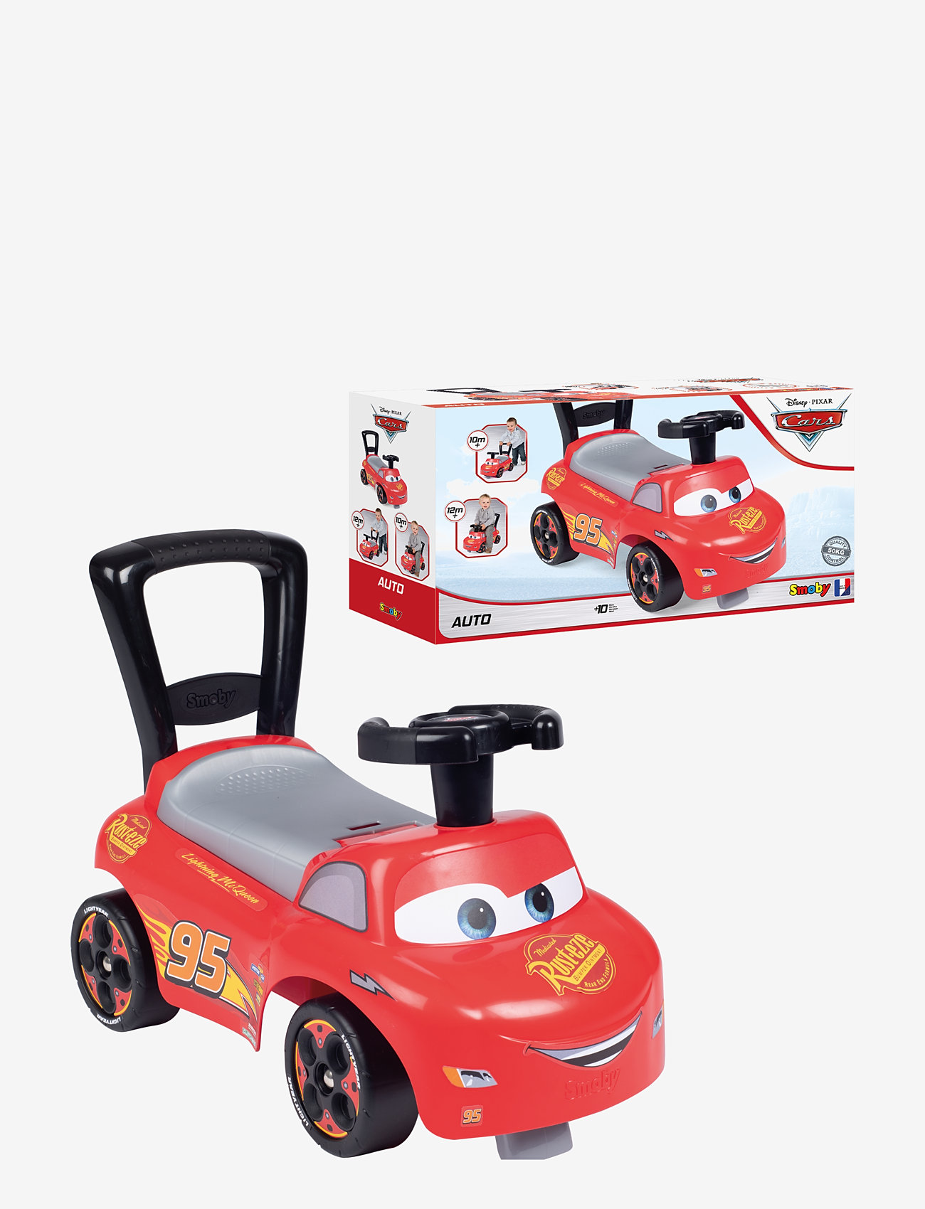 Smoby - Ride-On Car Cars 3 - laveste priser - red - 1