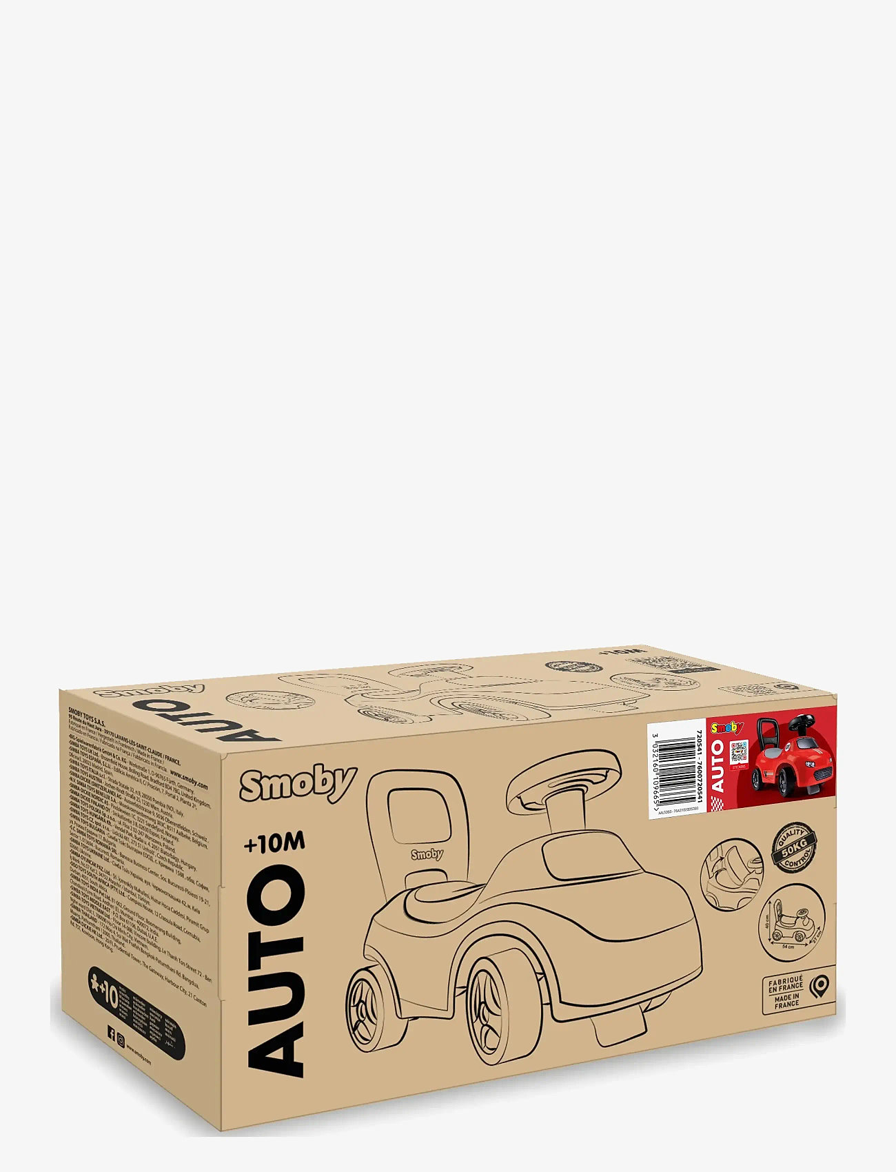 Smoby - Red Auto Ride-On - red - 2