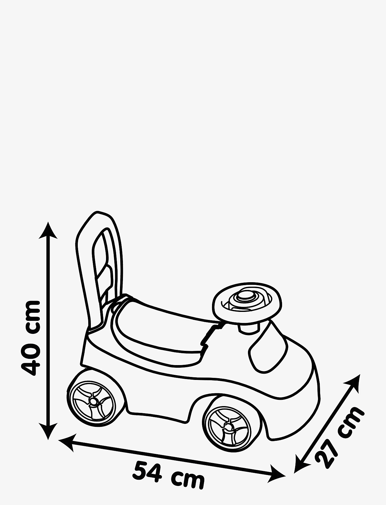 Smoby - Red Auto Ride-On - red - 4