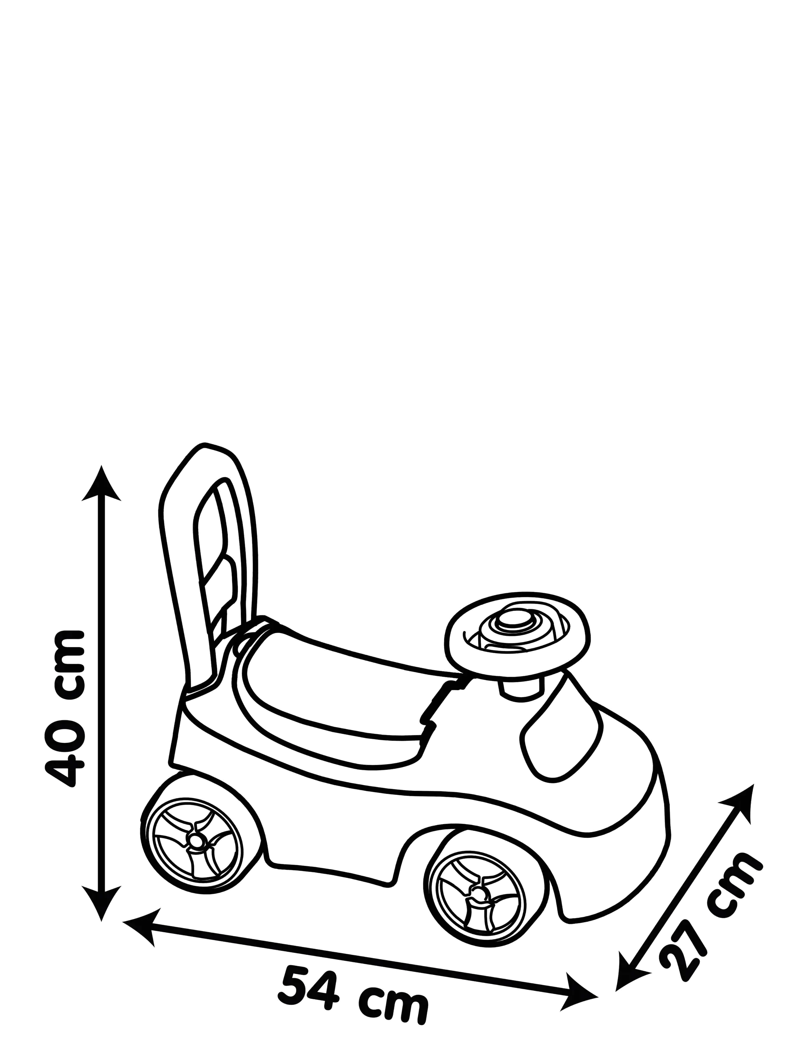 Smoby - Red Auto Ride-On - red - 4