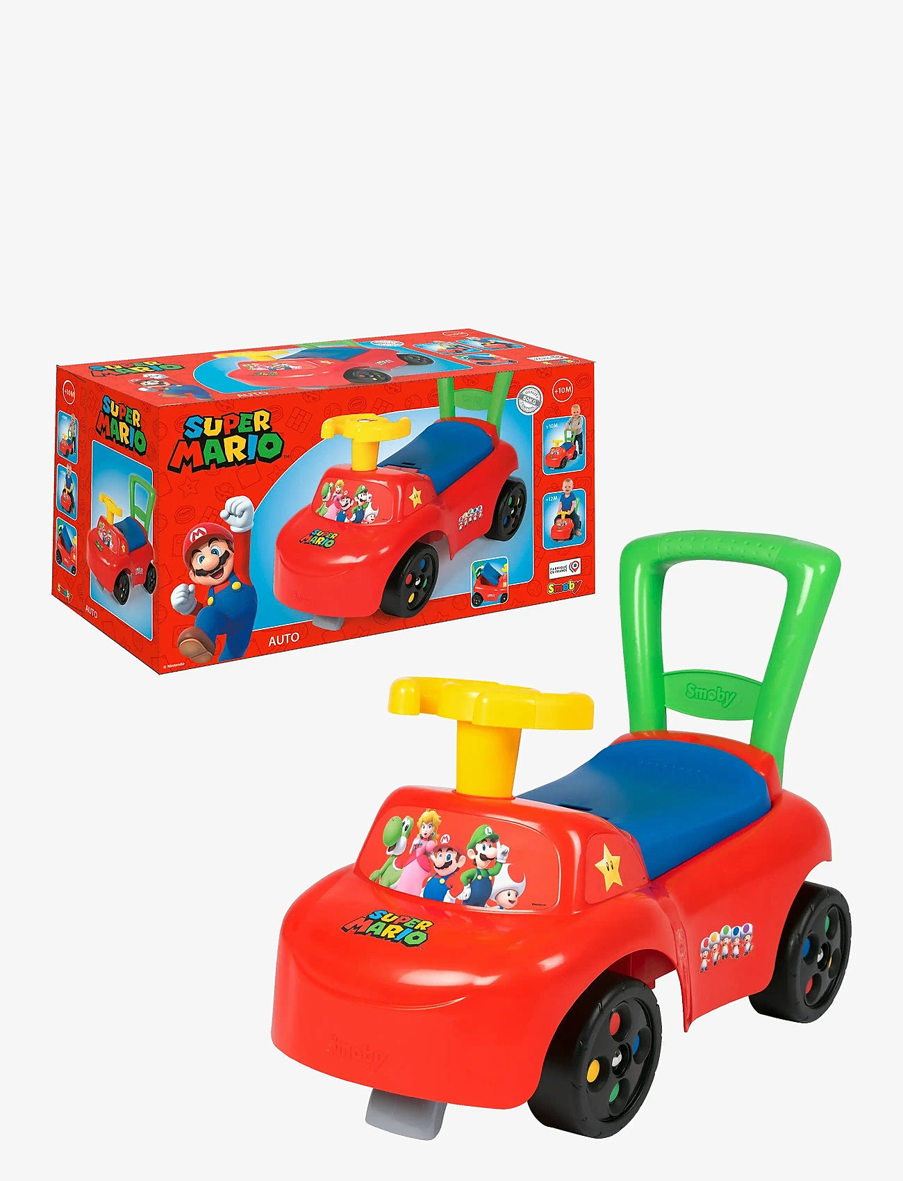 Smoby - Super Mario Auto Ride-On - julklappar till barnen - red - 1