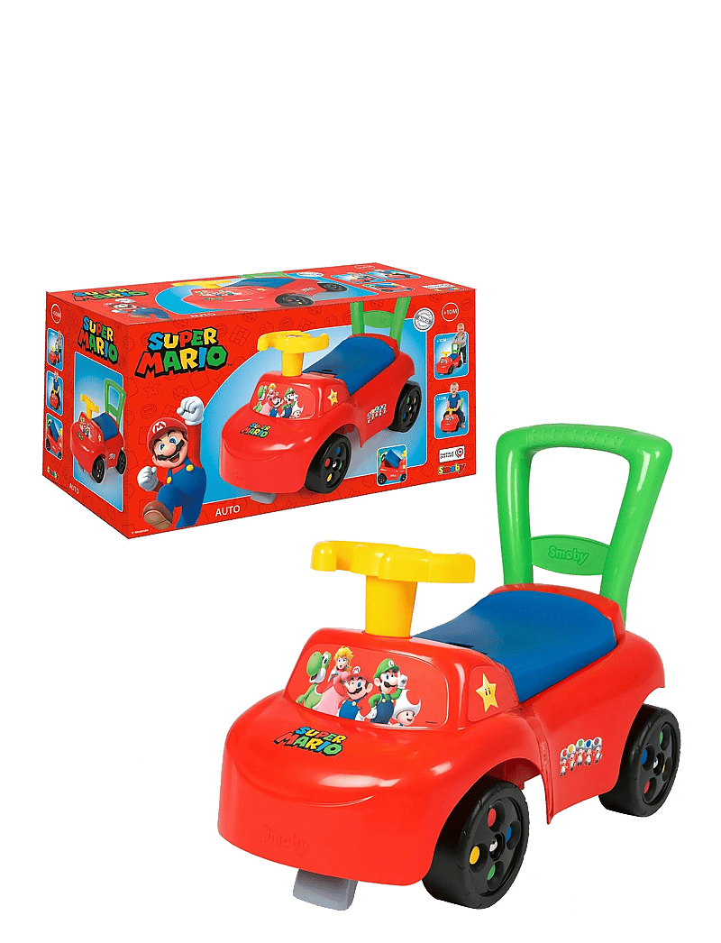 Smoby - Super Mario Auto Ride-On - aufsitzspielzeug - red - 2