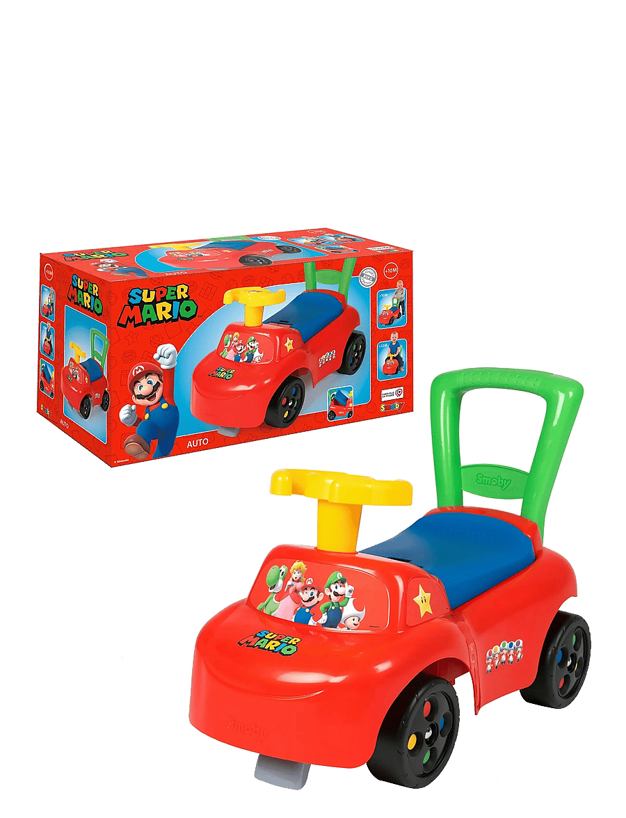 Smoby - Super Mario Auto Ride-On - geburtstagsgeschenke - red - 1