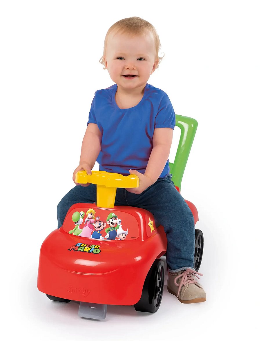 Smoby - Super Mario Auto Ride-On - pealistutavad mänguasjad - red - 0