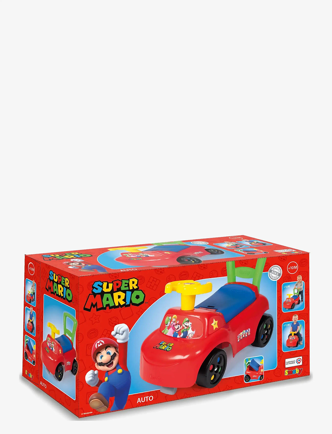 Smoby - Super Mario Auto Ride-On - julklappar till barnen - red - 2