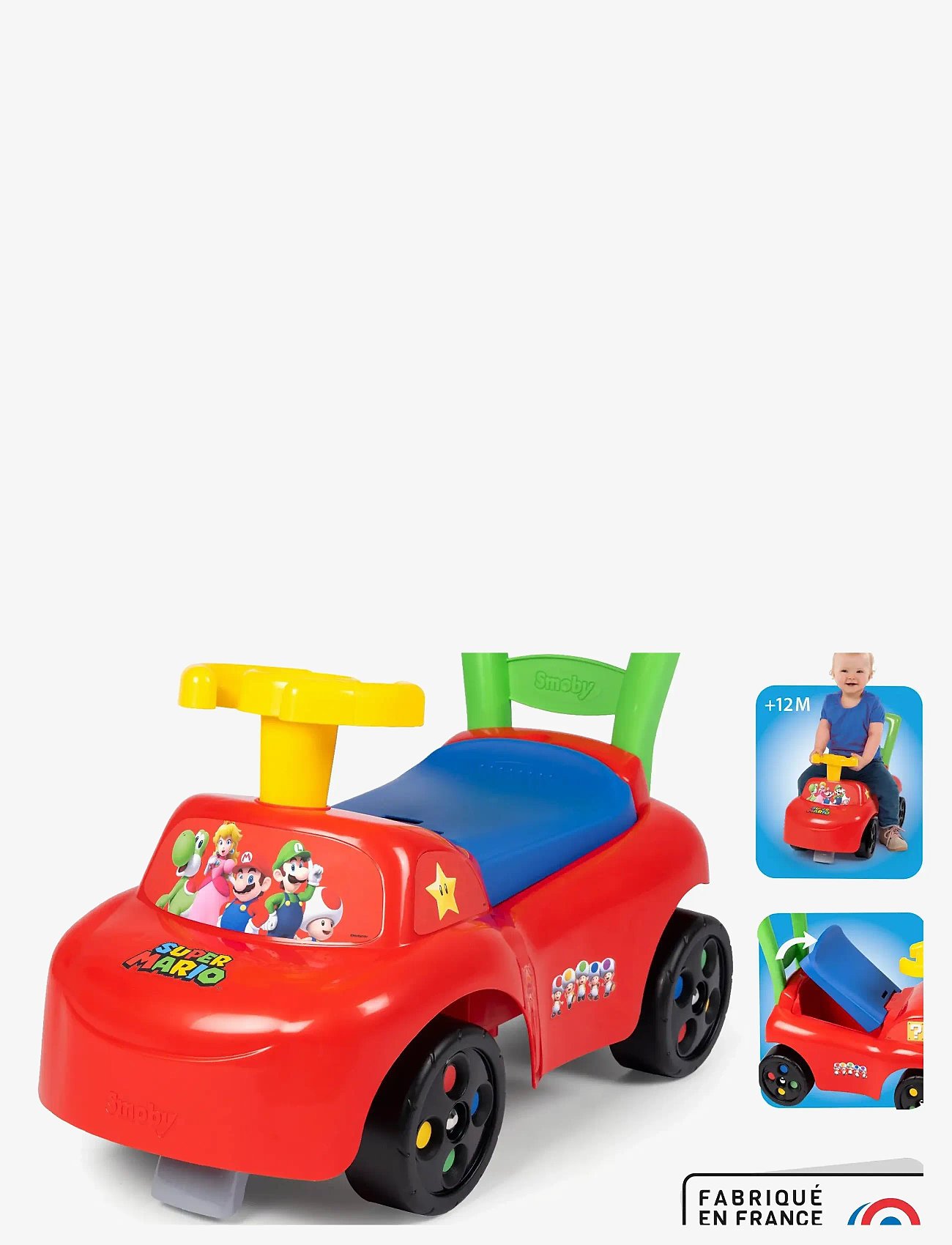 Smoby - Super Mario Auto Ride-On - julklappar till barnen - red - 3