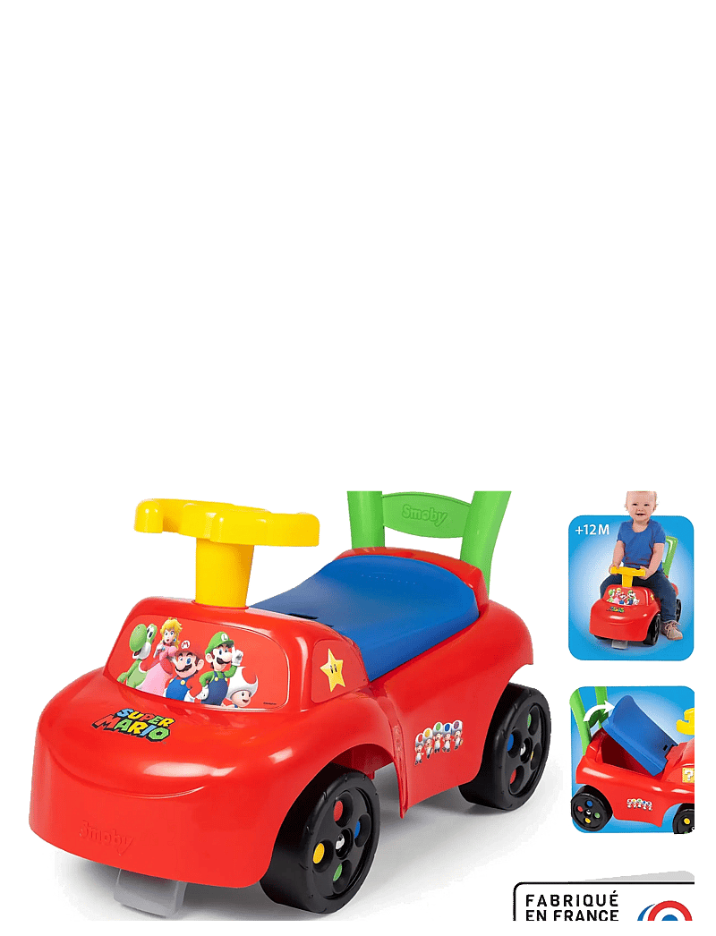 Smoby - Super Mario Auto Ride-On - aufsitzspielzeug - red - 4
