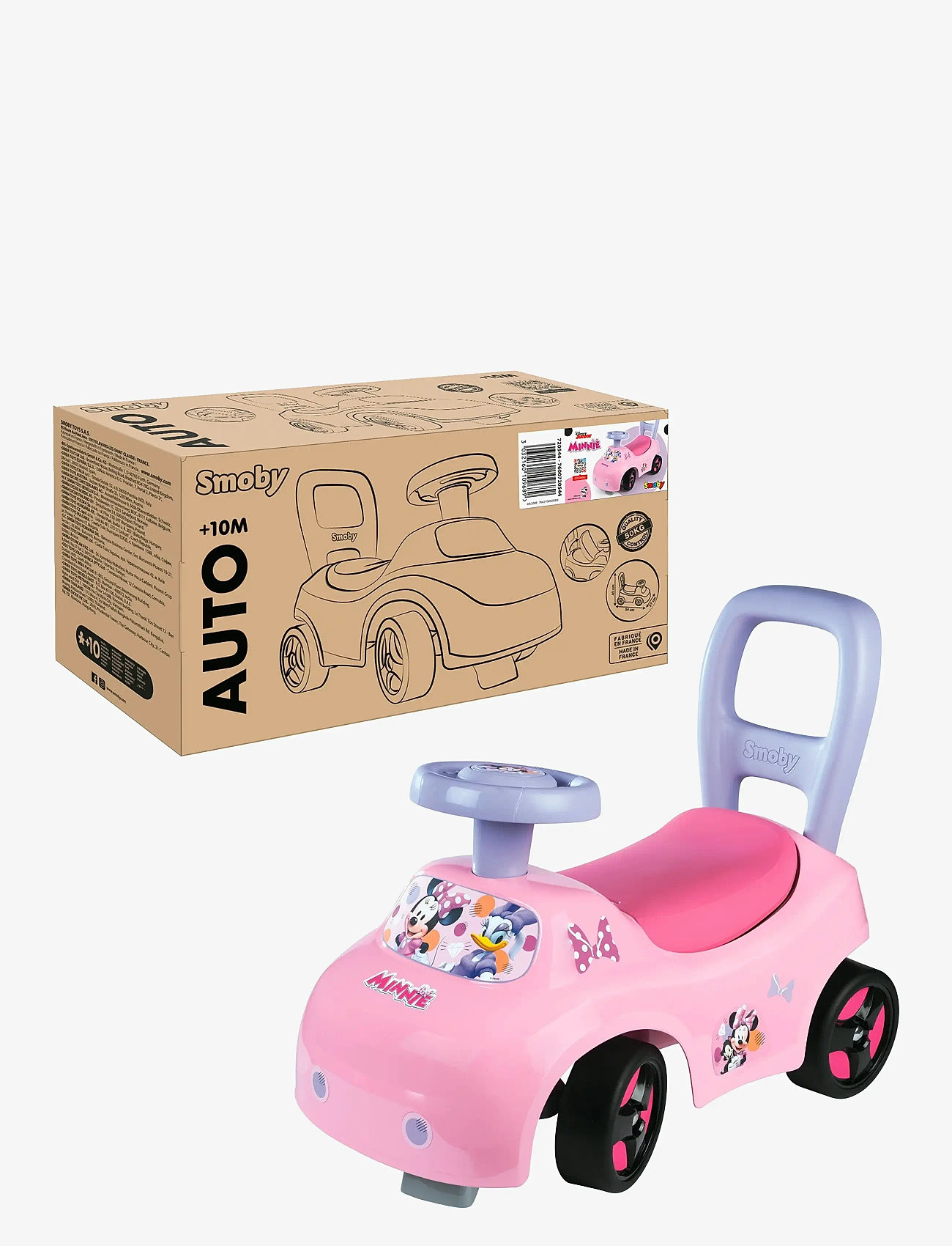 Smoby - Minnie Auto Ride-On - aufsitzspielzeug - pink - 2