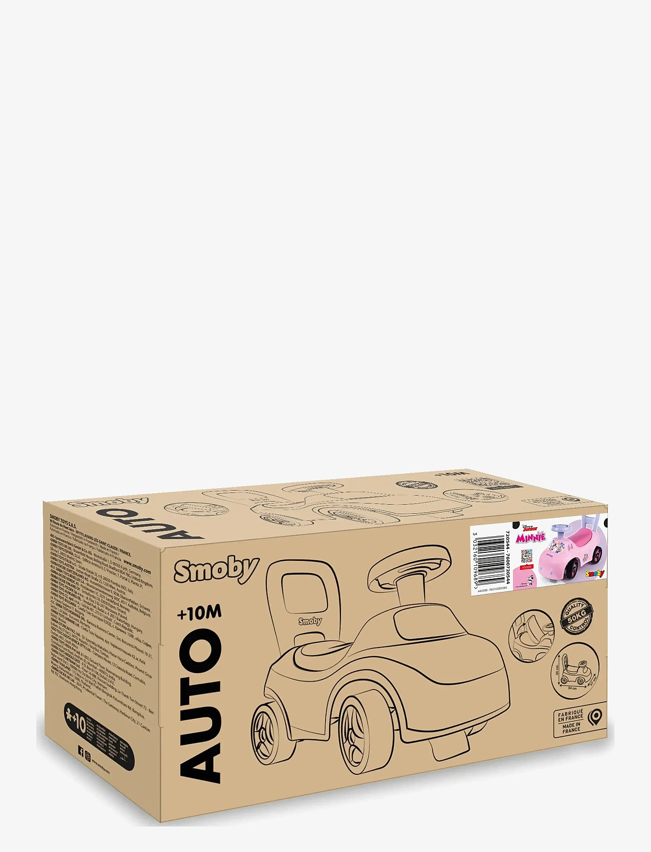 Smoby - Minnie Auto Ride-On - aufsitzspielzeug - pink - 3