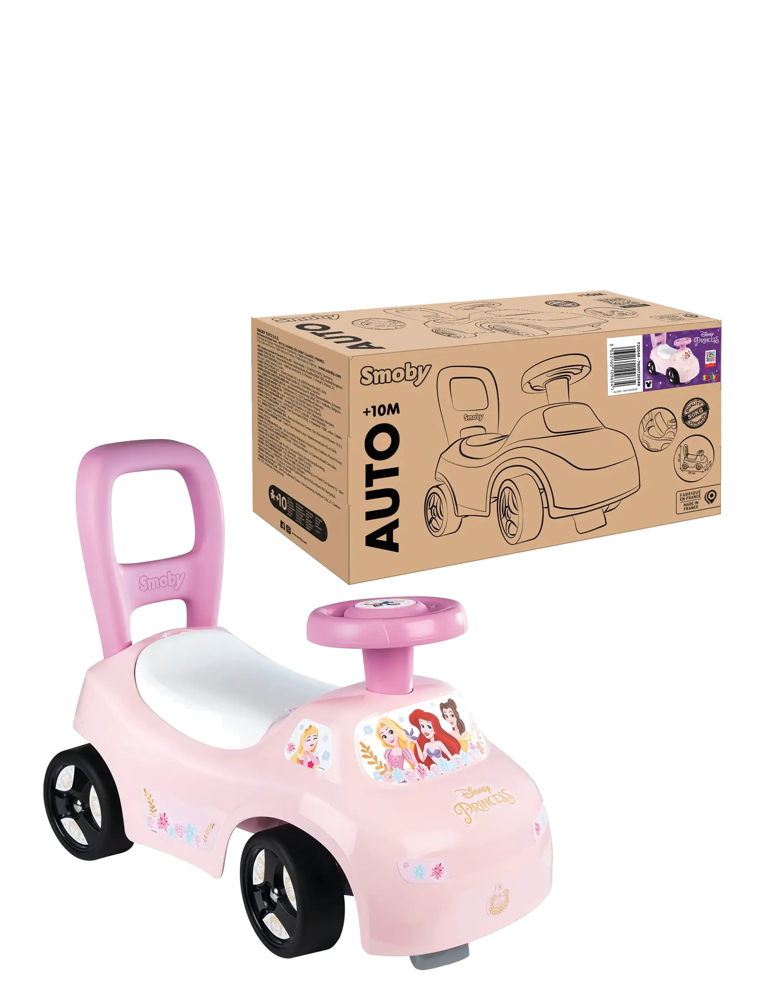 Smoby - Dp Car Ride On - toy cars - pink - 1