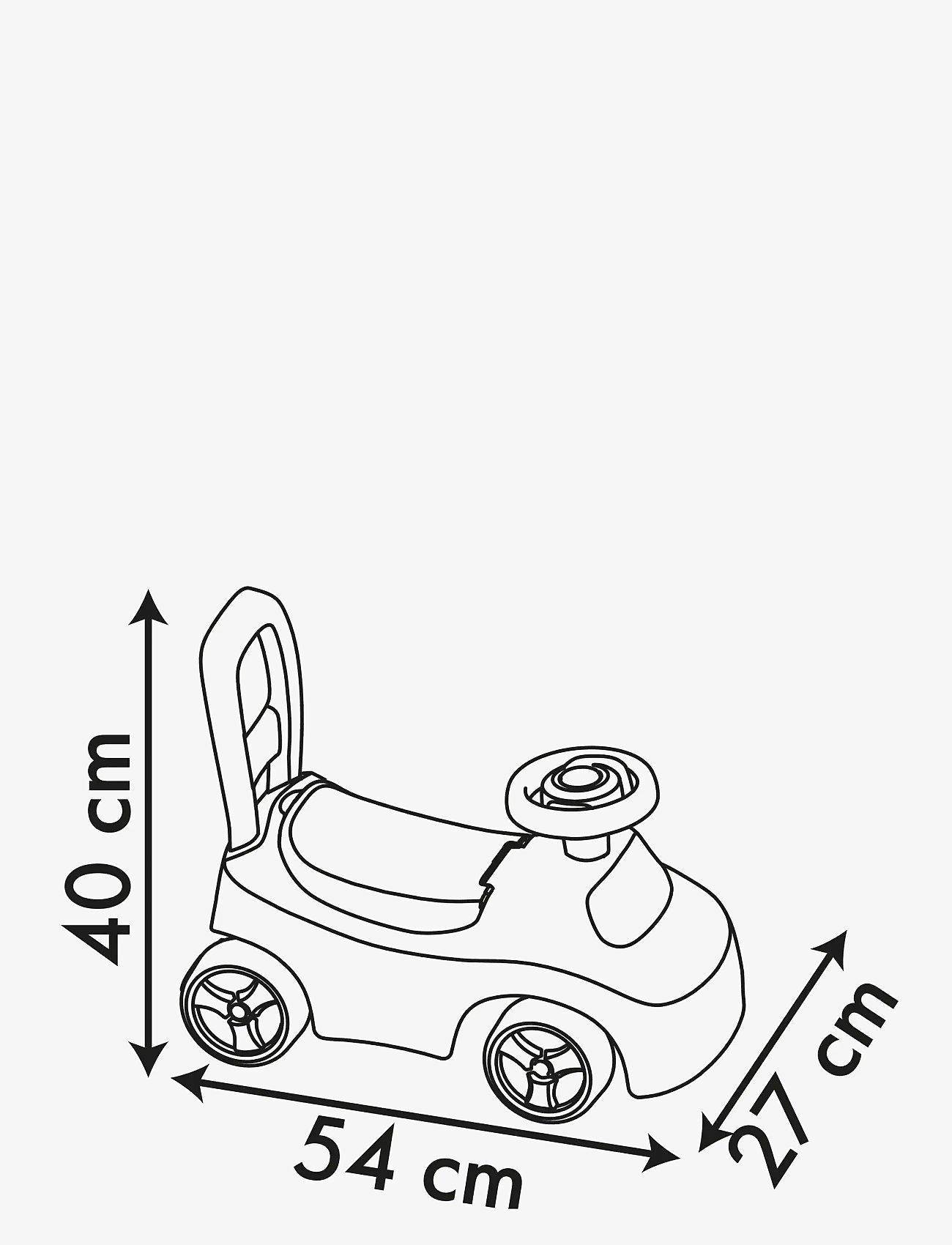 Smoby - Dp Car Ride On - leksaksbilar - pink - 5