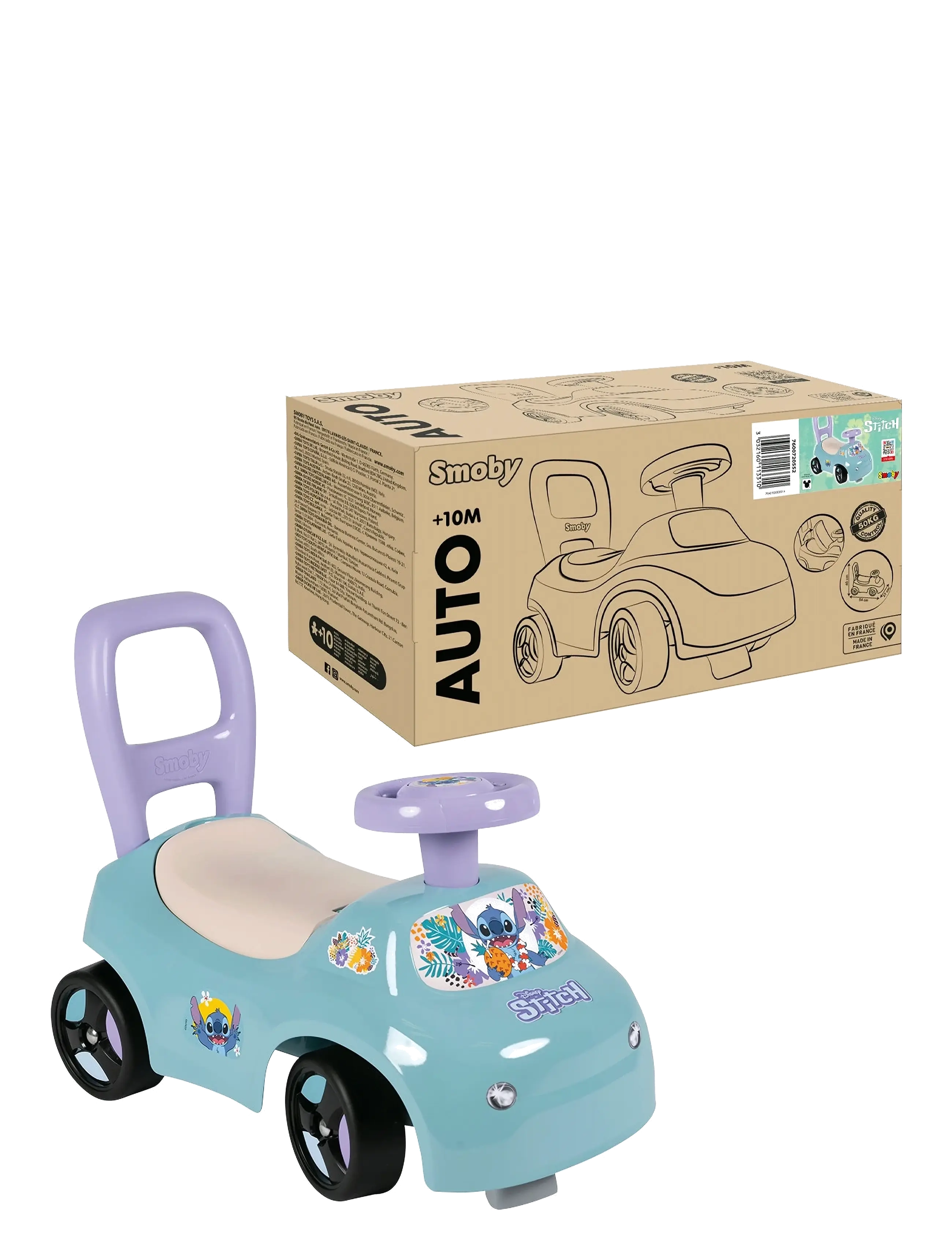 Smoby - Smoby Stitch  Car Ride On - fødselsdagsgaver - multi colorued - 1