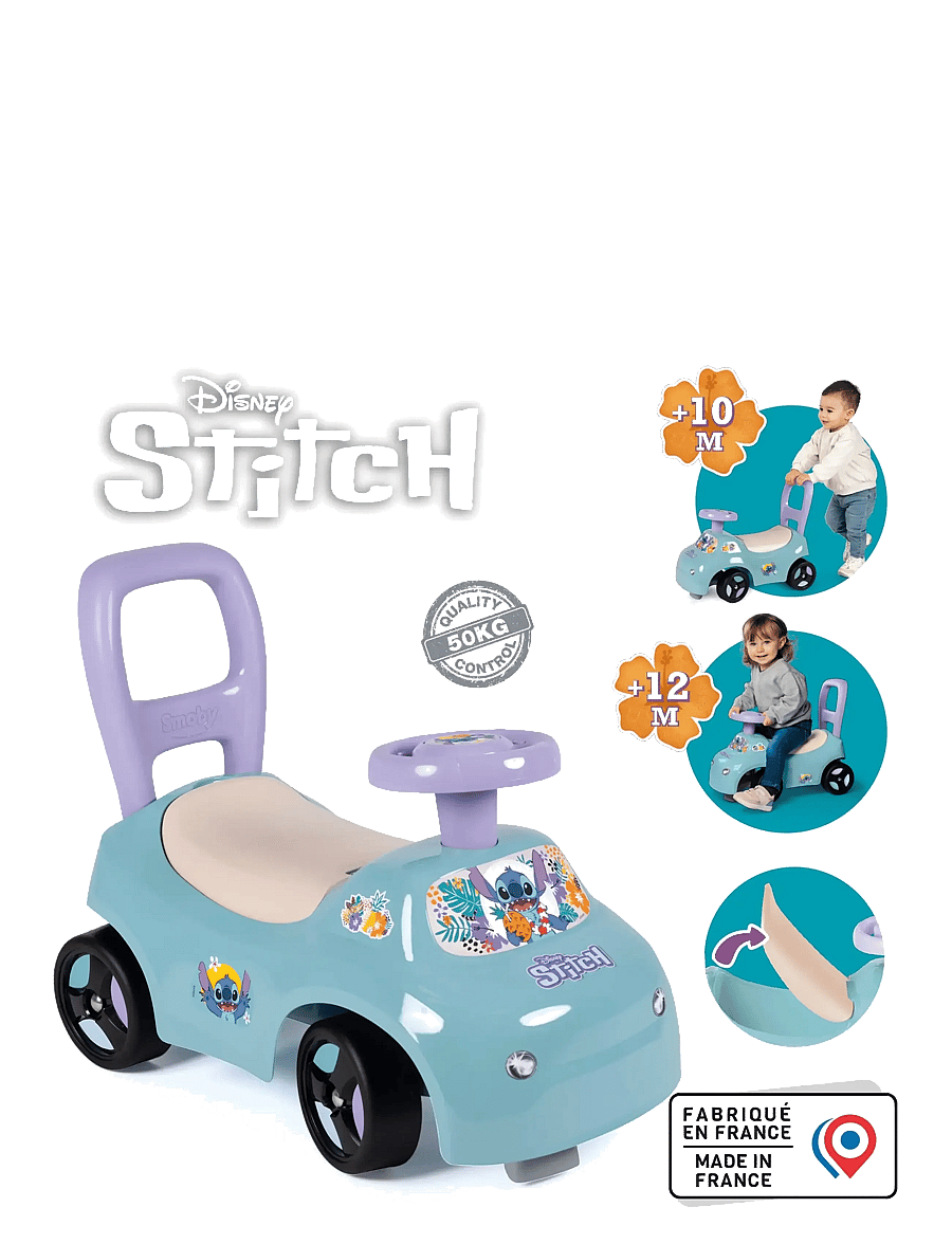 Smoby - Smoby Stitch Car Ride On - geburtstagsgeschenke - multi colorued - 3