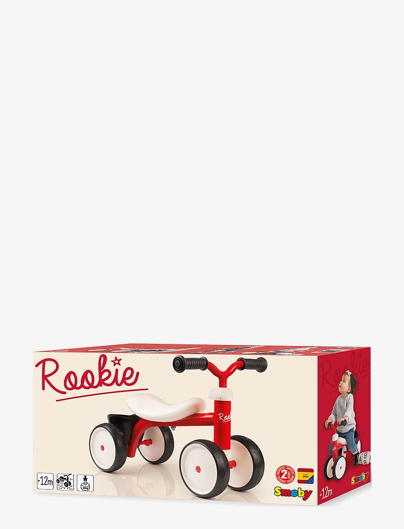 Smoby - ROOKIE RIDE ON RED - ride on toys - multicoloured - 2