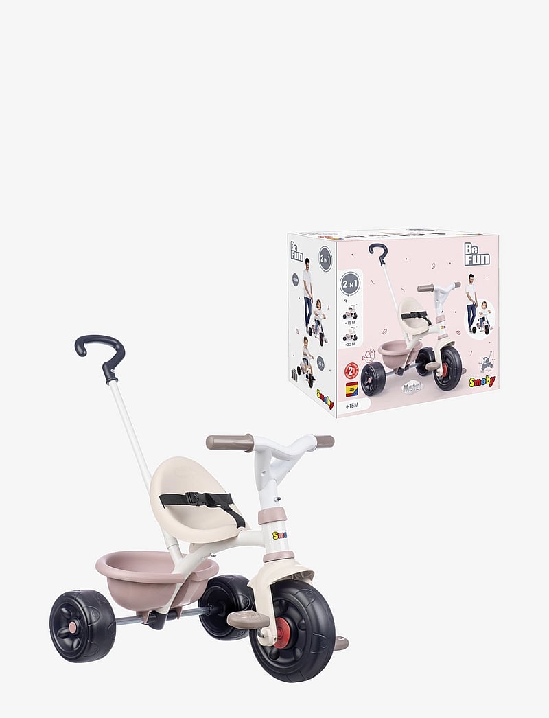 Smoby - Smoby Be Fun Trehjuling, Rosa - jalgrattad - pink - 2