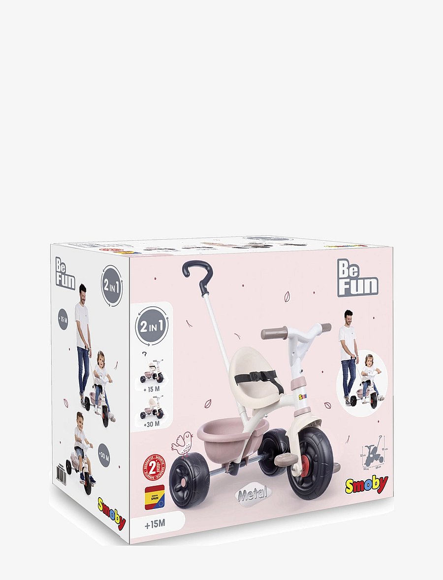 Smoby - Smoby Be Fun Trehjuling, Rosa - fahrräder - pink - 3