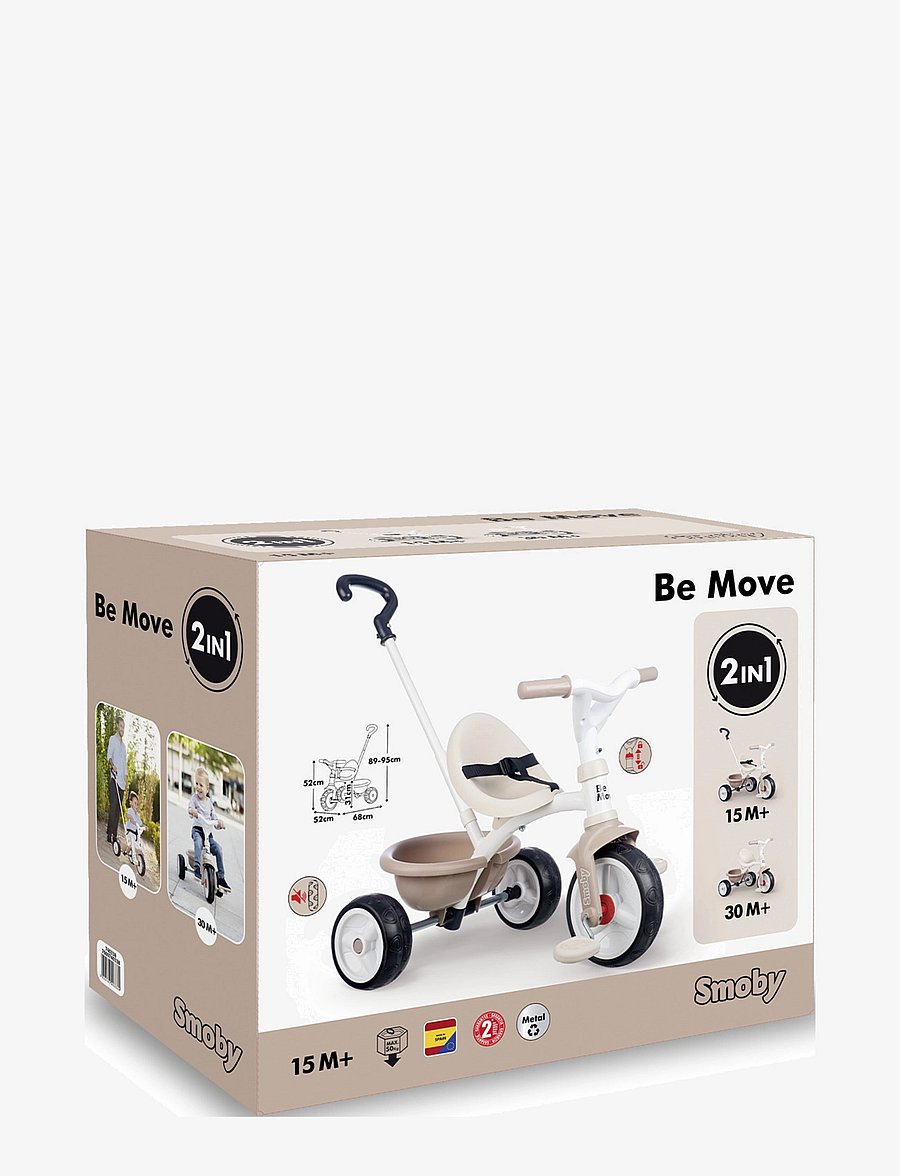 Smoby - Smoby Be Move Trehjuling Beige - pink/beige - 3