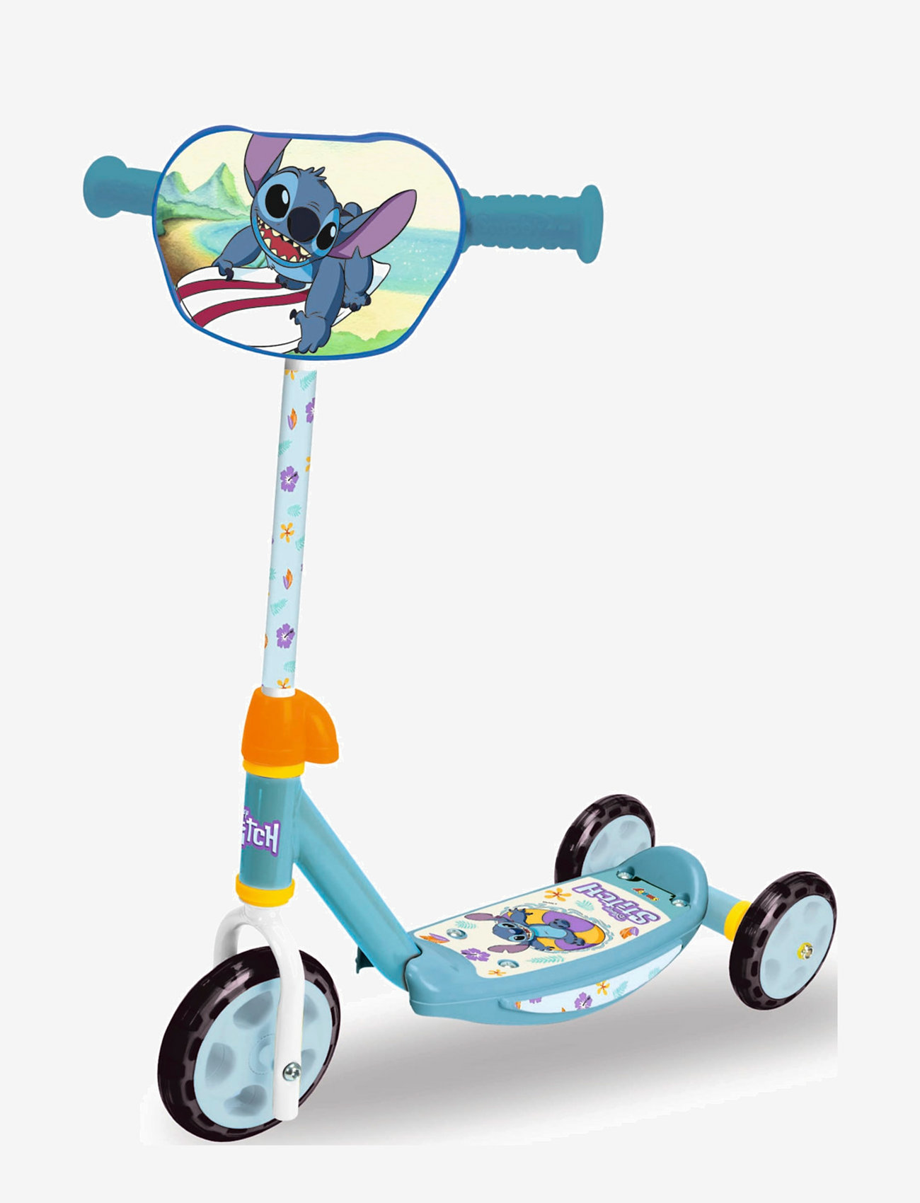 Smoby - Smoby Disney Stitch Sparkcykel, Trehjuling - løbehjul - blue - 0