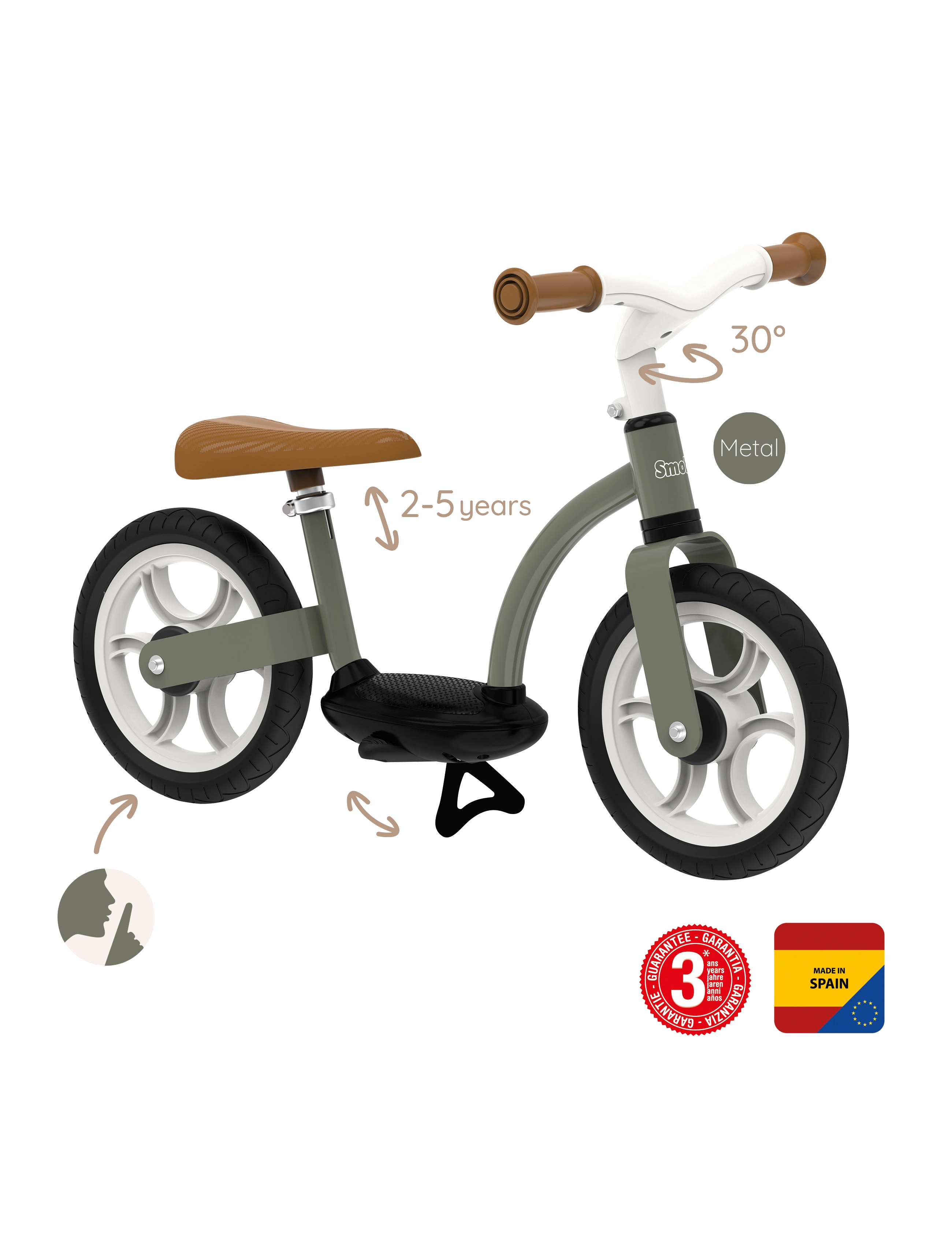 Smoby - Smoby running bike - födelsedagspresenter - multicoloured - 4