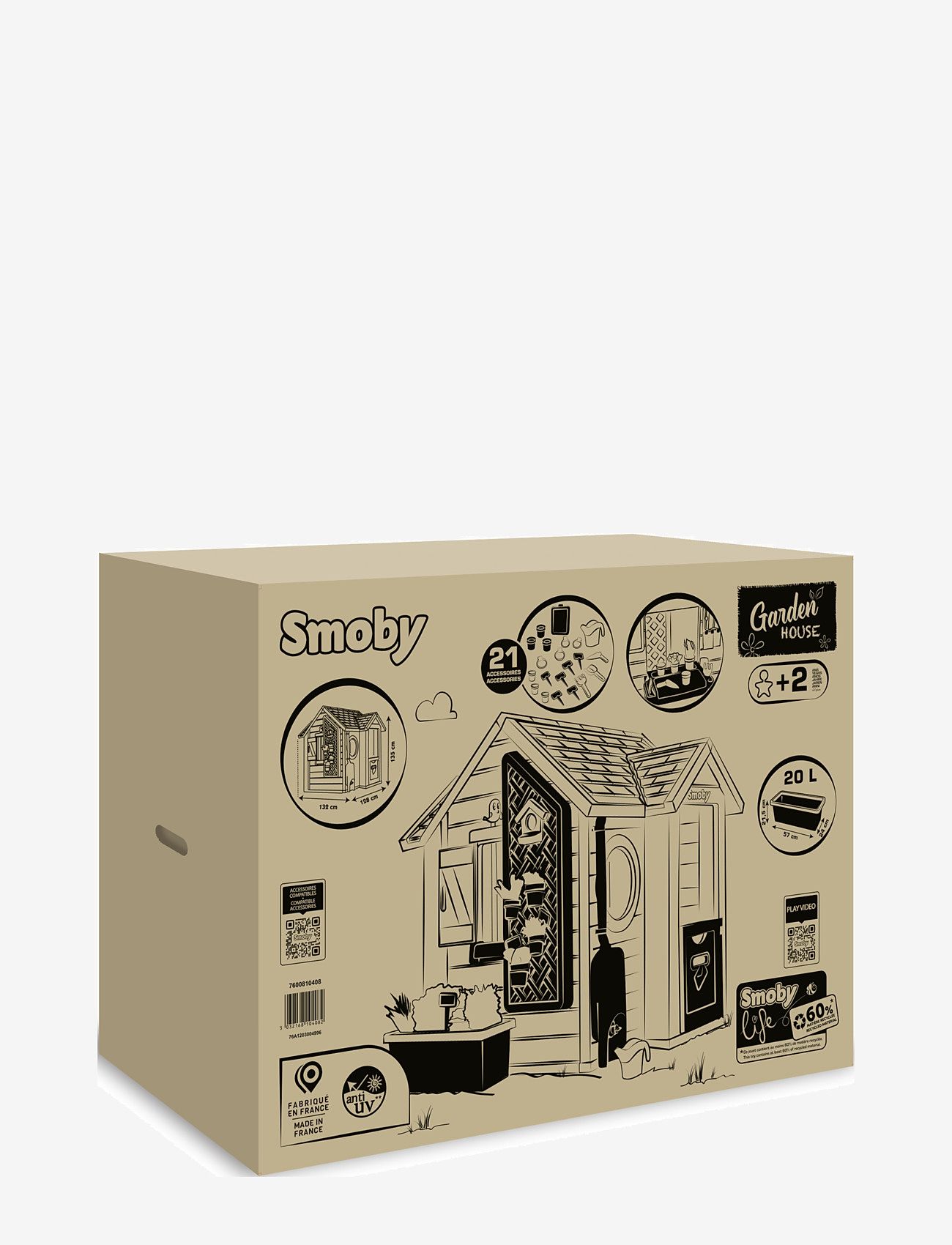 Smoby - Smoby Life Trädgård Lekhus - legehuse - multi coloured - 3