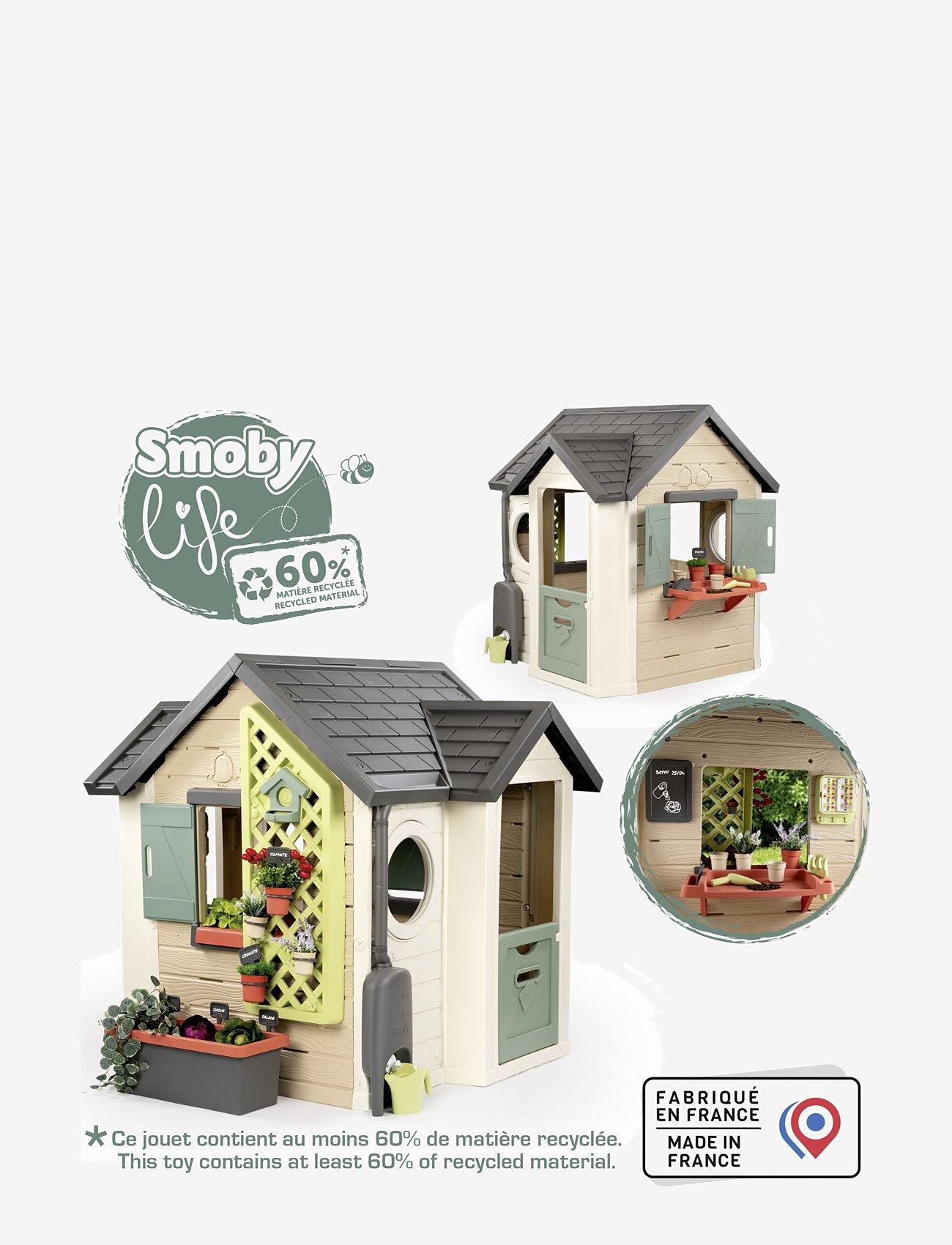 Smoby - Smoby Life Trädgård Lekhus - legehuse - multi coloured - 4