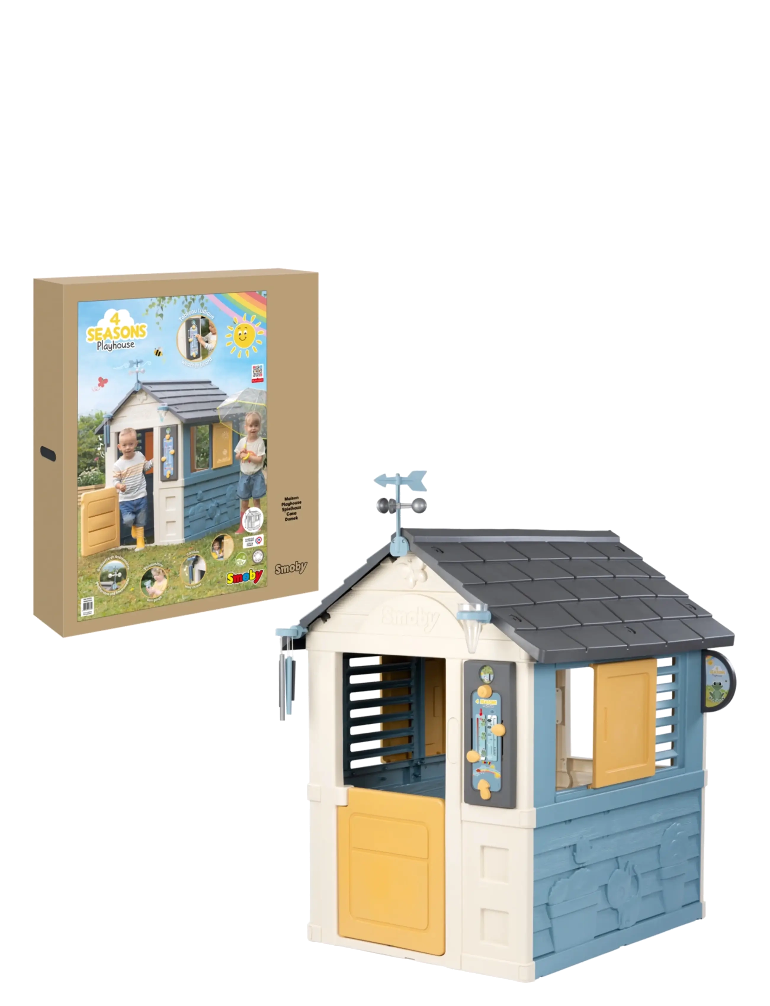 Smoby - Smoby 4 Säsonger Lekhus - lekstugor - beige - 2