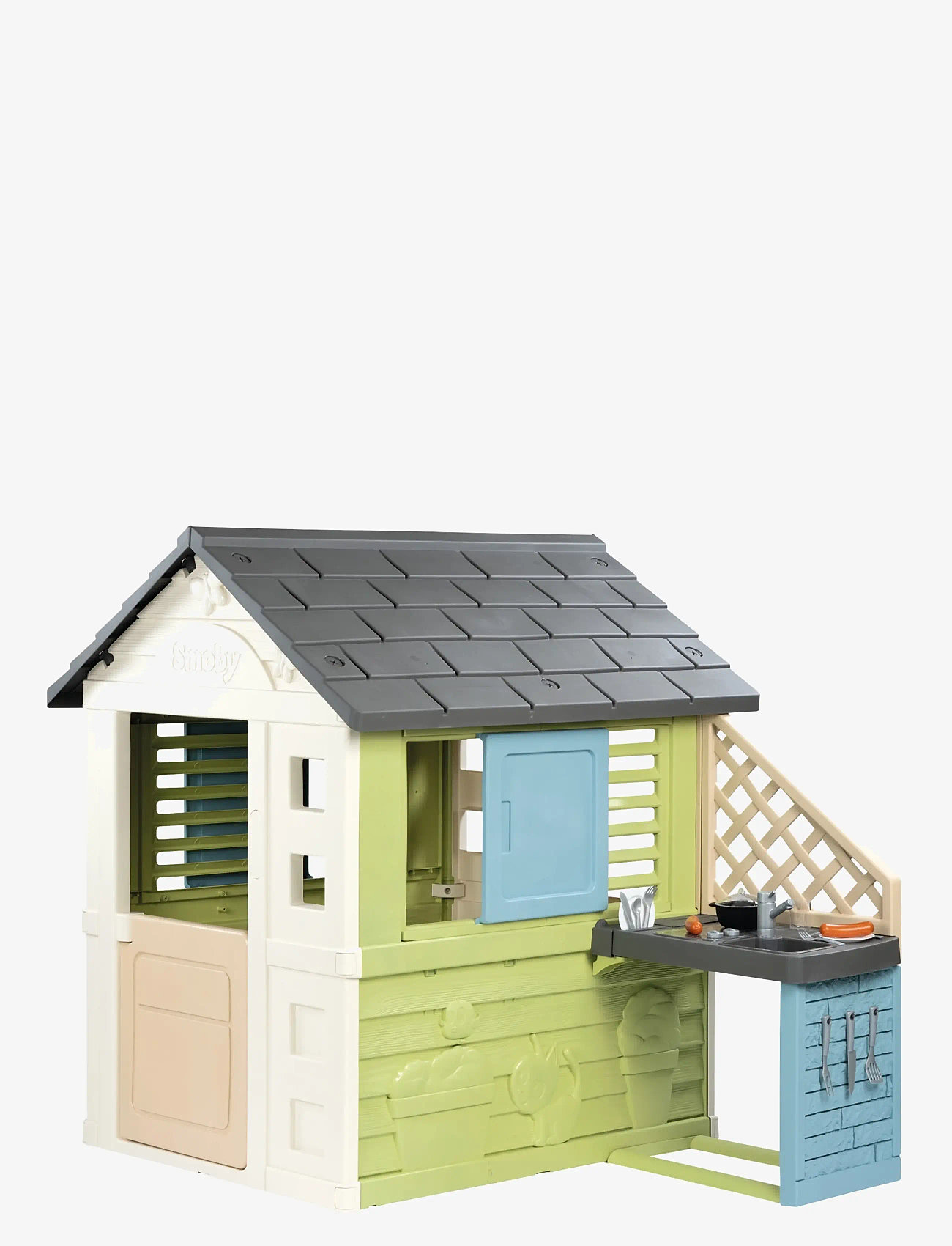 Smoby - Smoby Pretty house med Sommarkök - legehuse - beige - 1