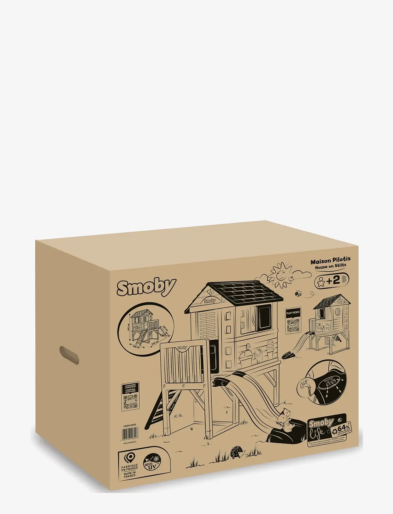 Smoby - Smoby Life Pålhus - playhouses - beige - 2