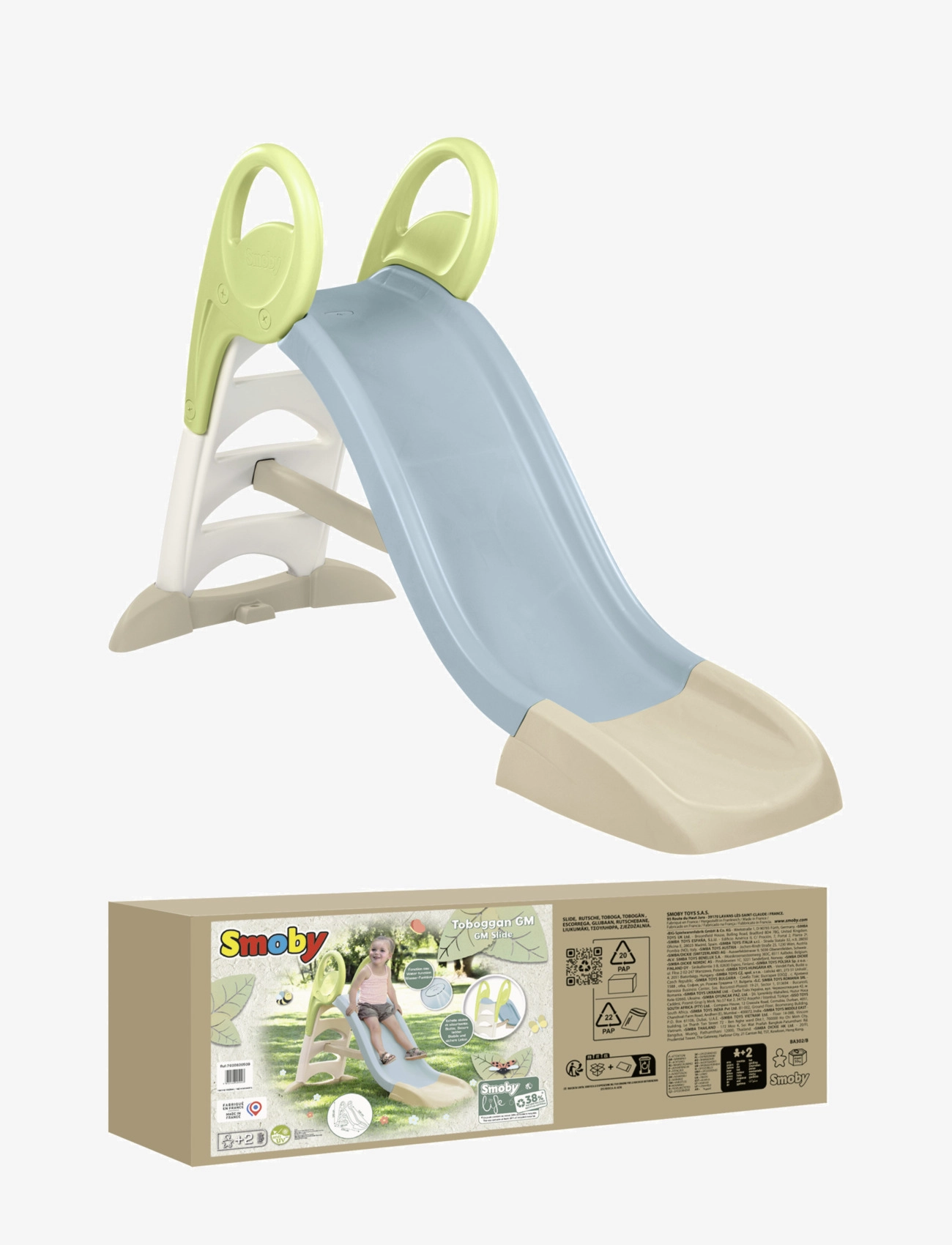 Smoby - Smoby Life GM Rutschkana med Vattenanslutning - rutsjebaner - multi coloured - 2