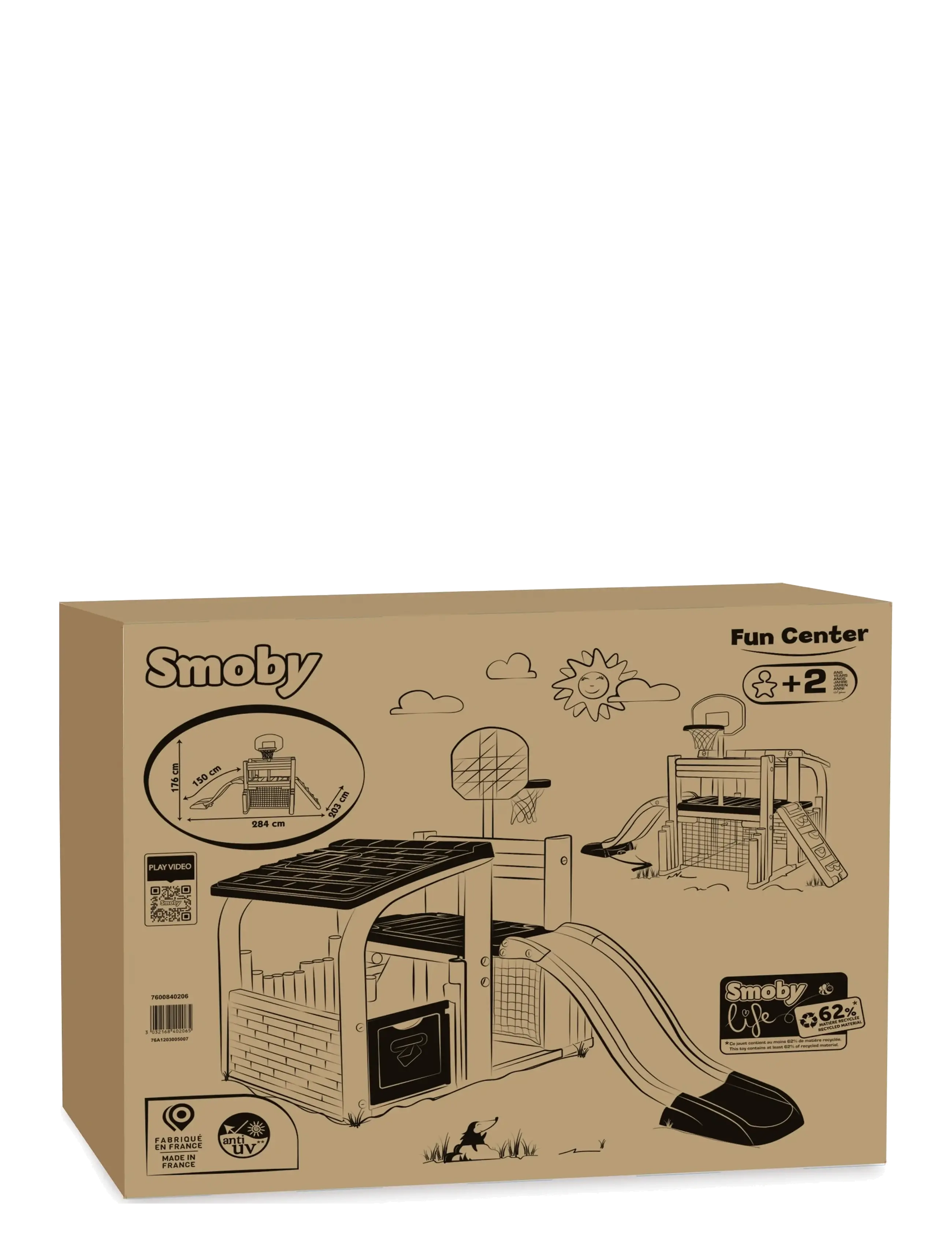 Smoby - Smoby Life Fun Center - legehuse - multicolor - 2