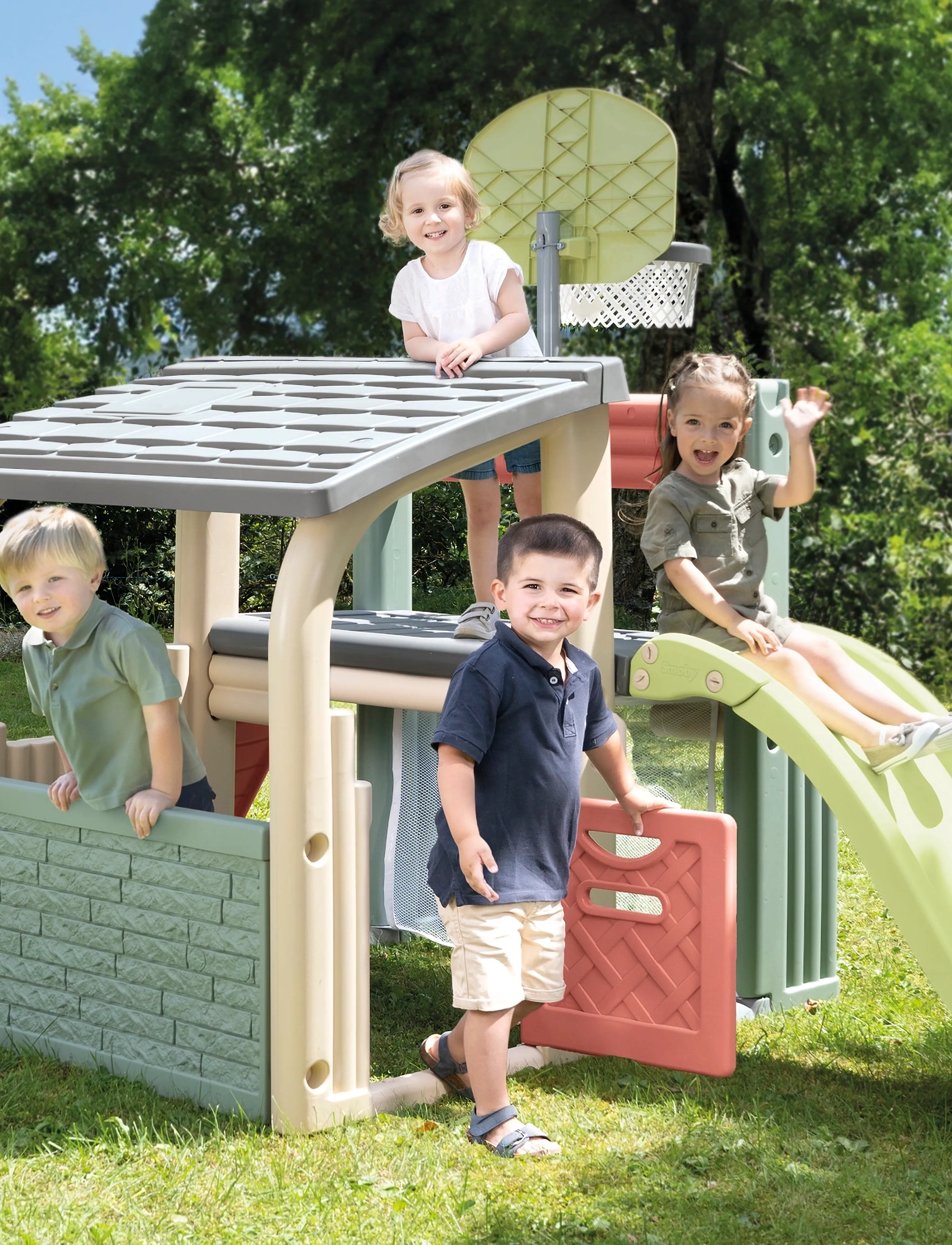 Smoby Life Fun Center, Børn, Playhouses, Beige, Str: ONE SIZE