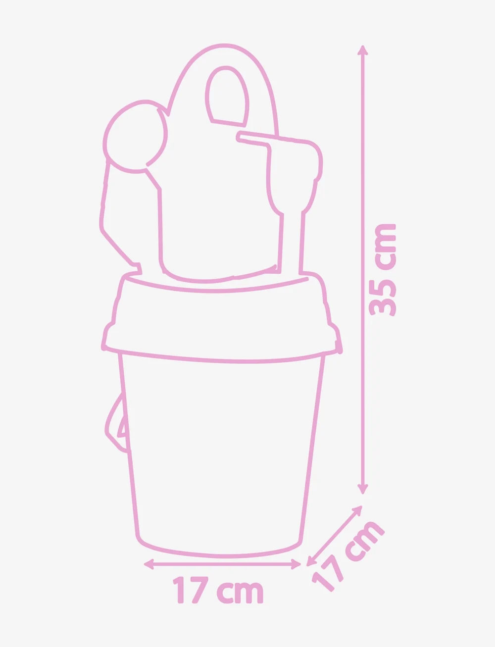 Smoby - Smoby Disney Princess Bucket Set with Watering Can - sandleikföng - pink - 2