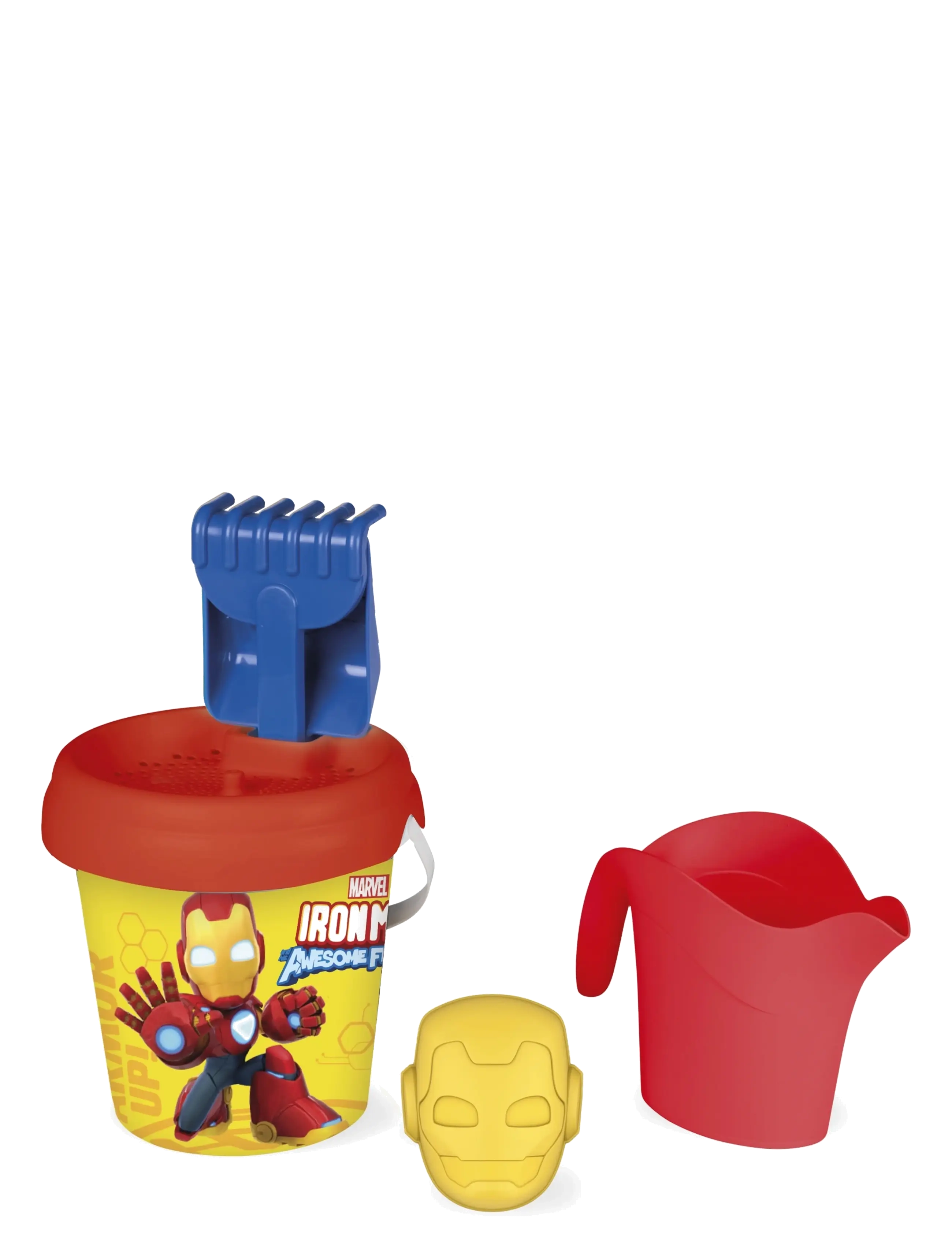 Smoby Smoby Iron Man Medium Dekorerad Hink, One Size, Red, Outdoor Legetøj > Sand Legetøj, Børn