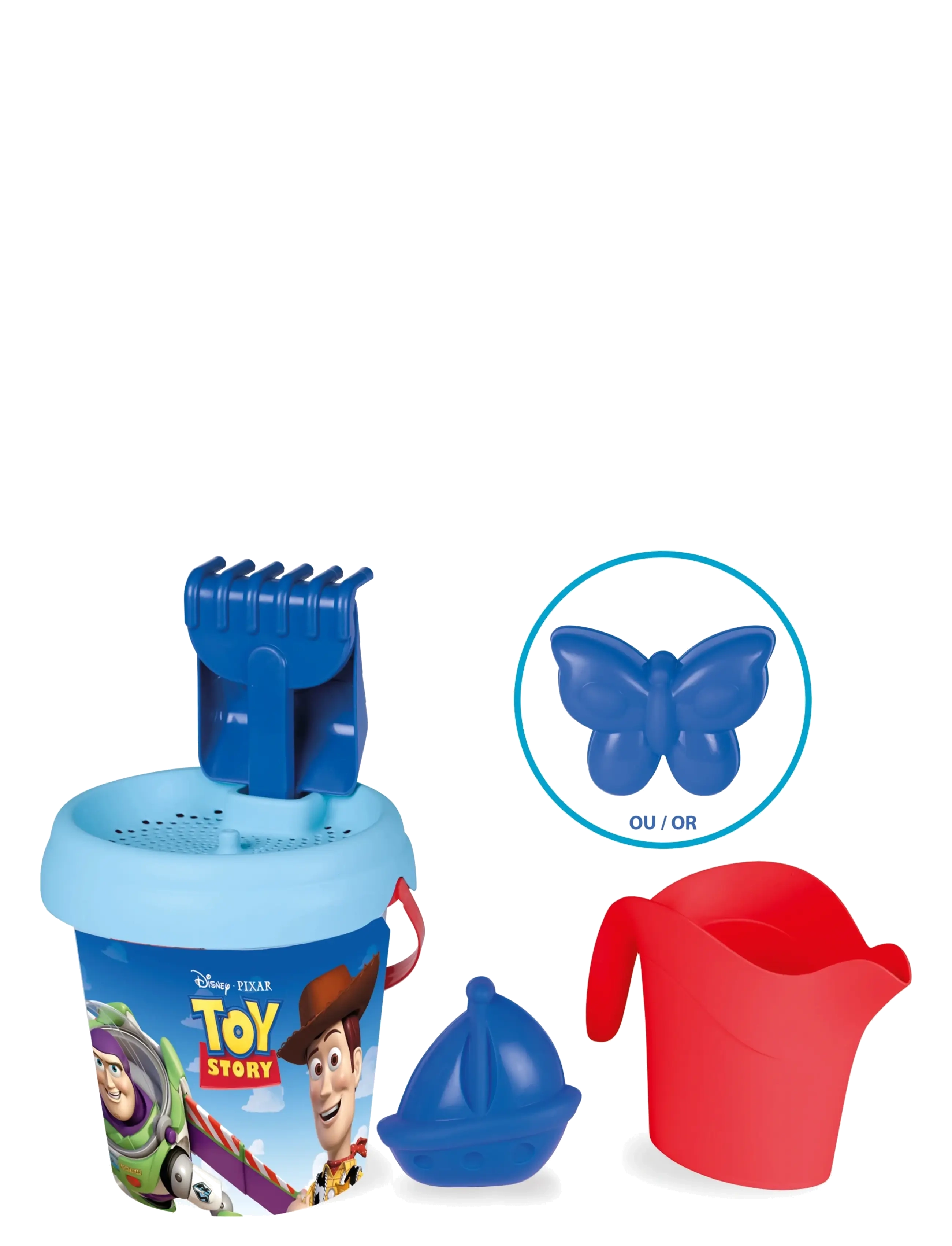 Smoby Toy Story Medium Dekorerad Hink, Børn, Sand Legetøj, Blå, Str: ONE SIZE