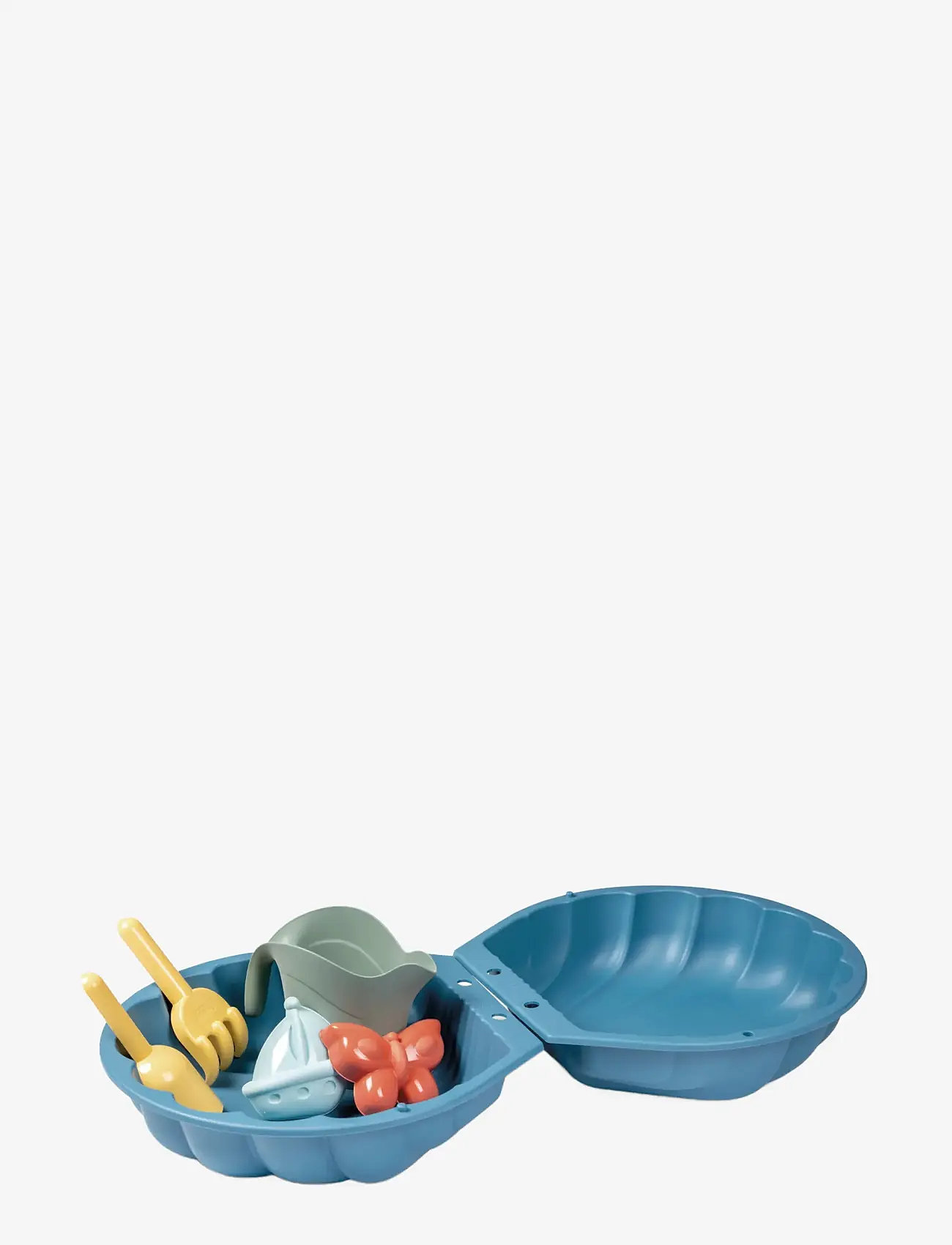 Smoby - Smoby Life Dubbelt Mini Snäckskal Sandlåda med Sandleksaker - sandkasten - blue - 1