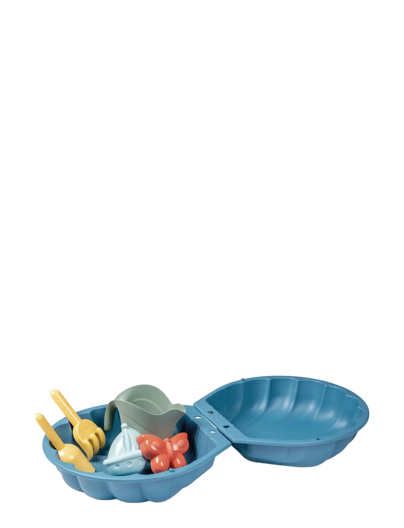 Smoby - Smoby Life Dubbelt Mini Snäckskal Sandlåda med Sandleksaker - piaskownica - blue - 1
