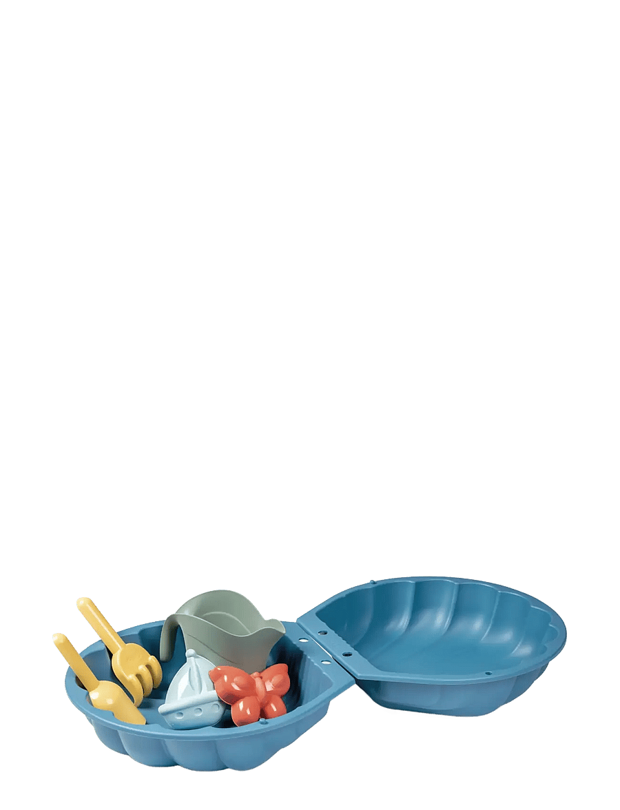 Smoby - Smoby Life Dubbelt Mini Snäckskal Sandlåda med Sandleksaker - sandkasse - blue - 1