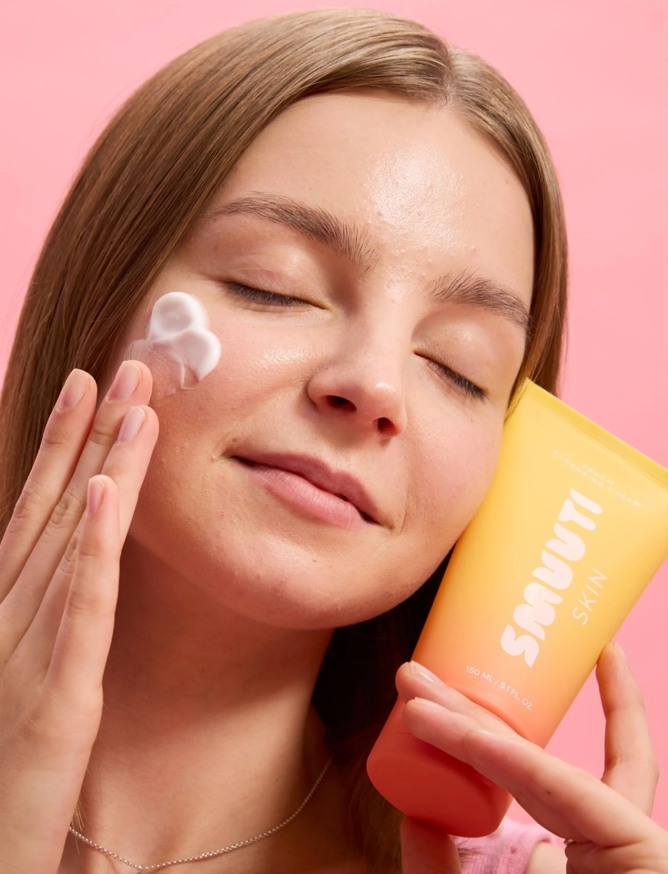 Smuuti Skin Peach Cleansing Cream, 150 ml, Nude, Rensemidler > Mælkerens, Dame