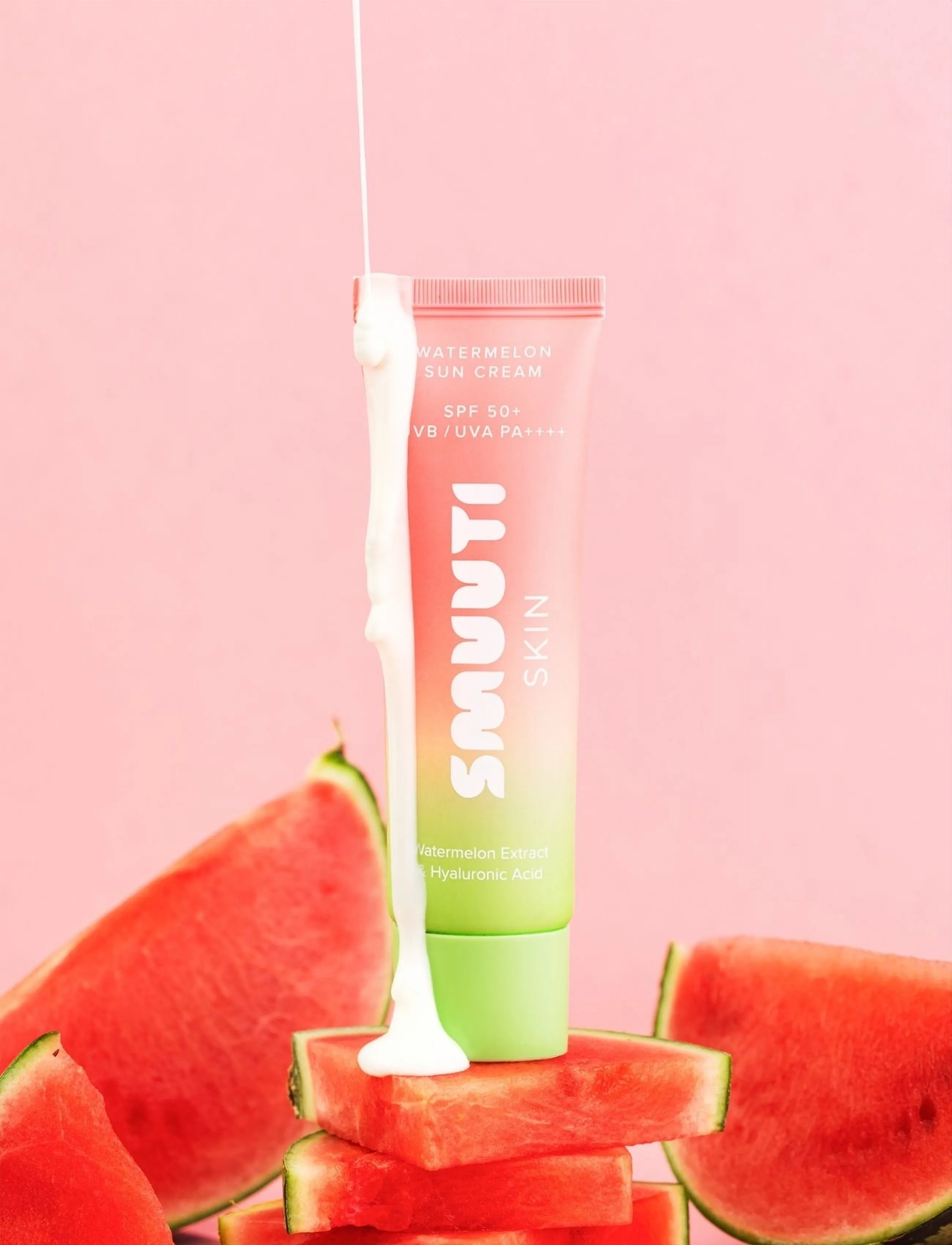 Smuuti Skin - Watermelon Sun Cream - til ansigtet - clear - 1