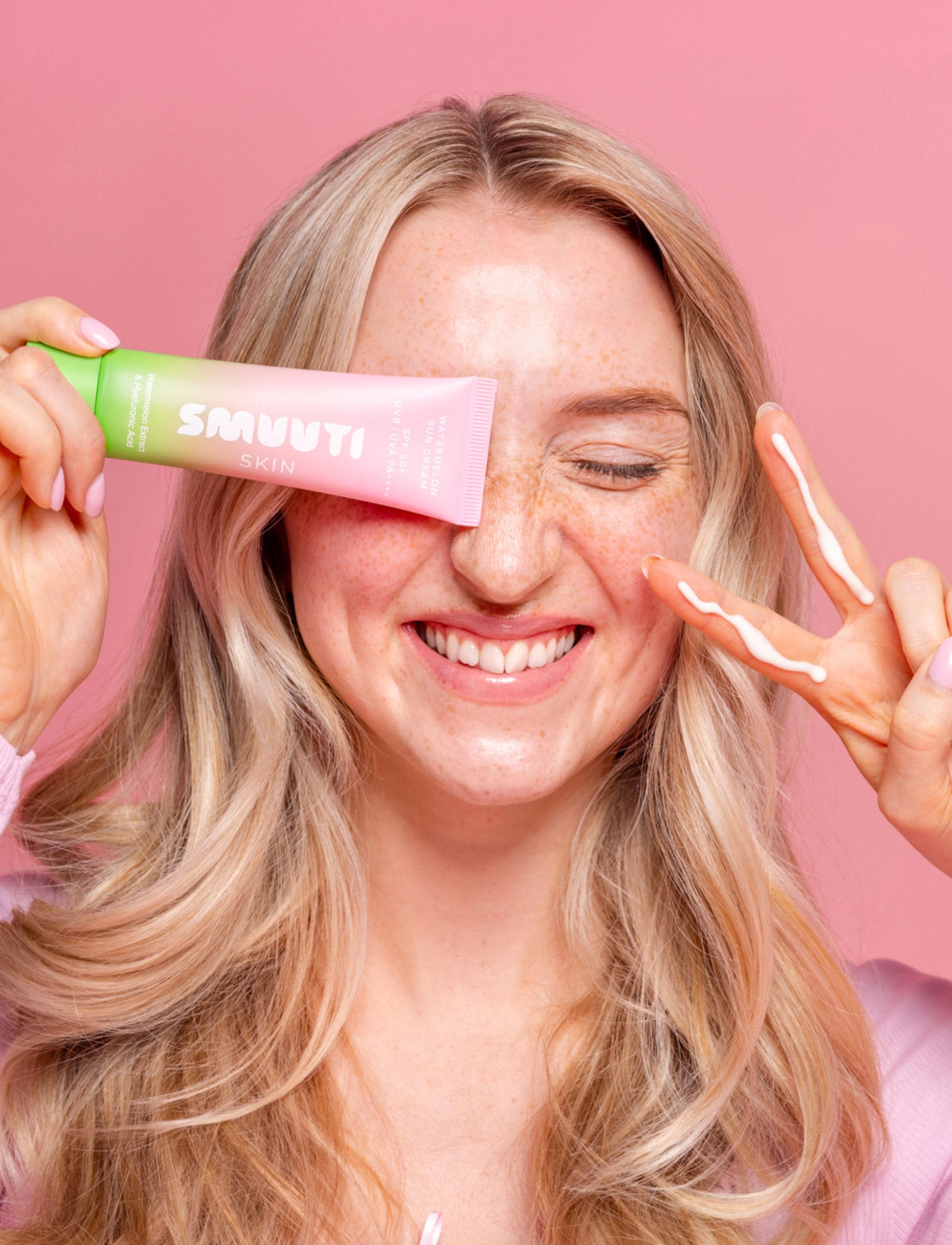 Smuuti Skin - Watermelon Sun Cream - til ansigtet - clear - 2