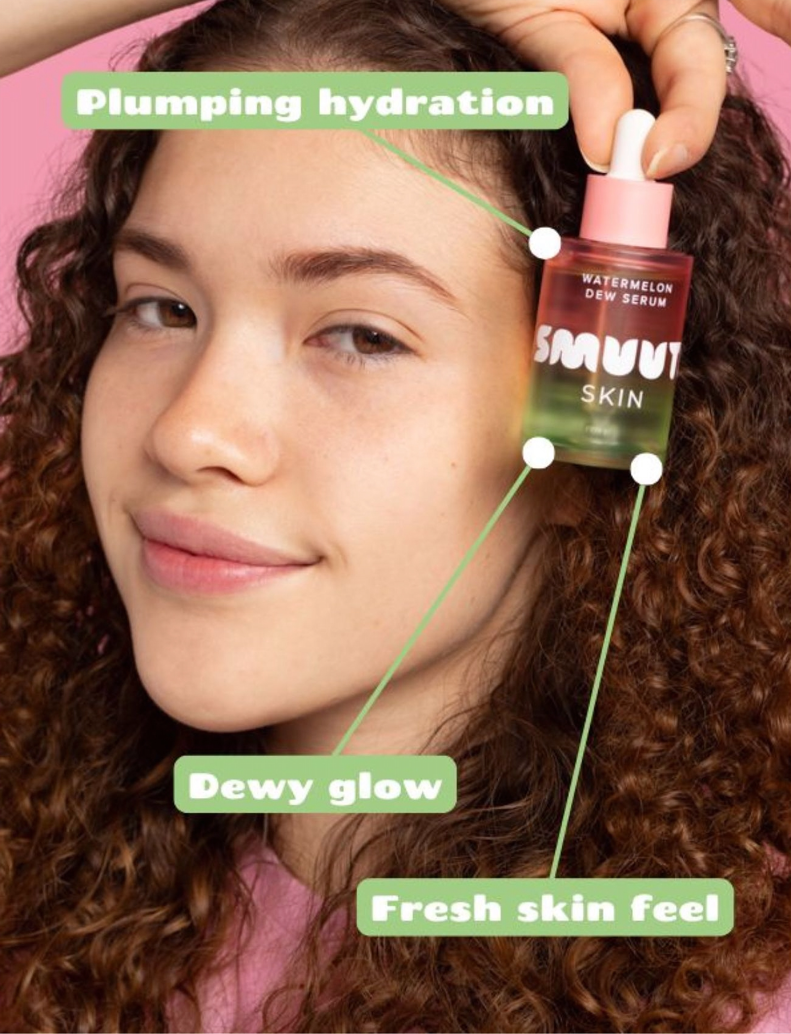 Smuuti Skin - Watermelon Dew Serum - serum - clear - 3