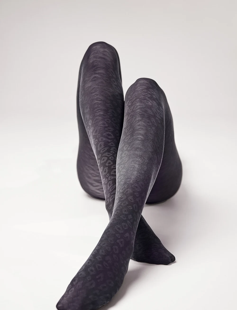 Sneaky Fox - Mac leopard tights - special occasions - black - 3