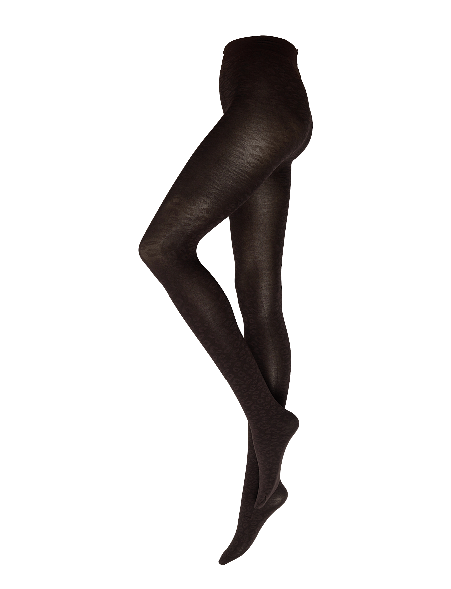 Sneaky Fox - Mac leopard tights - erityistilaisuudet - chocolate - 0