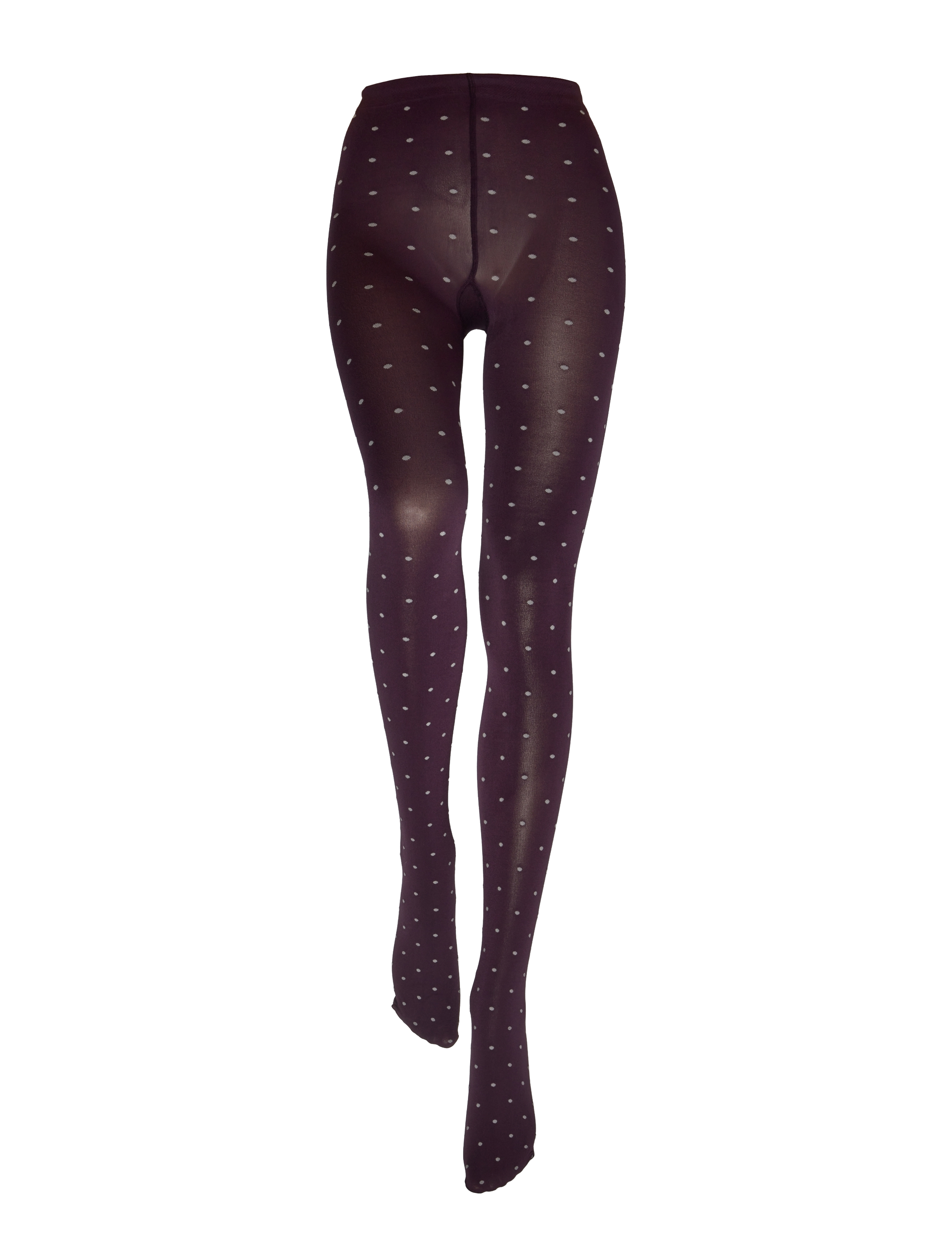 Sneaky Fox - Dot tights - plum perfect - 2