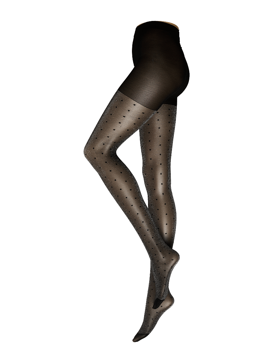Sneaky Fox - Fay tights - erilised sündmused - black/silver - 2