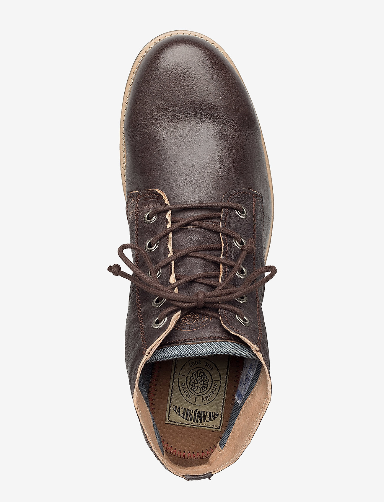 Sneaky Steve - Crasher Black Texas - støvler med snøre - brown - 3